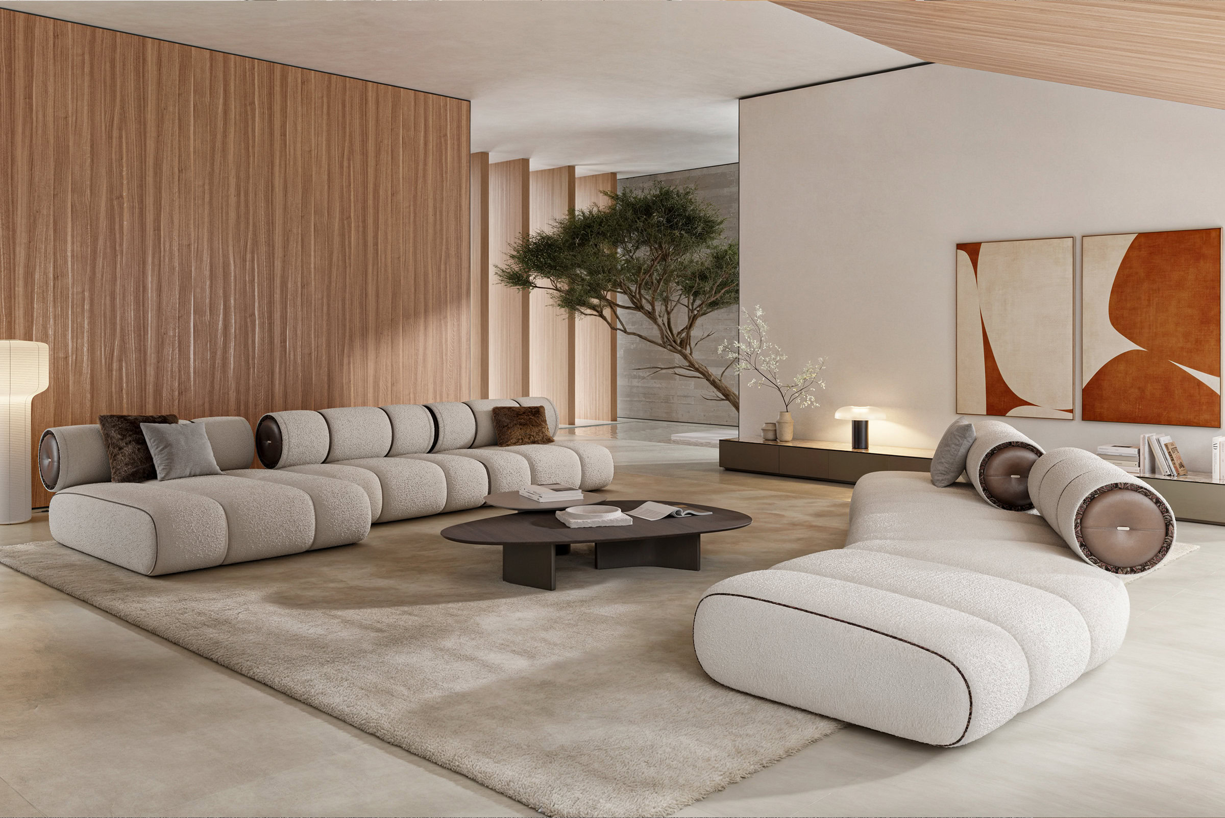 Bureau de travail BOCASA avec mobilier fonctionnel et design