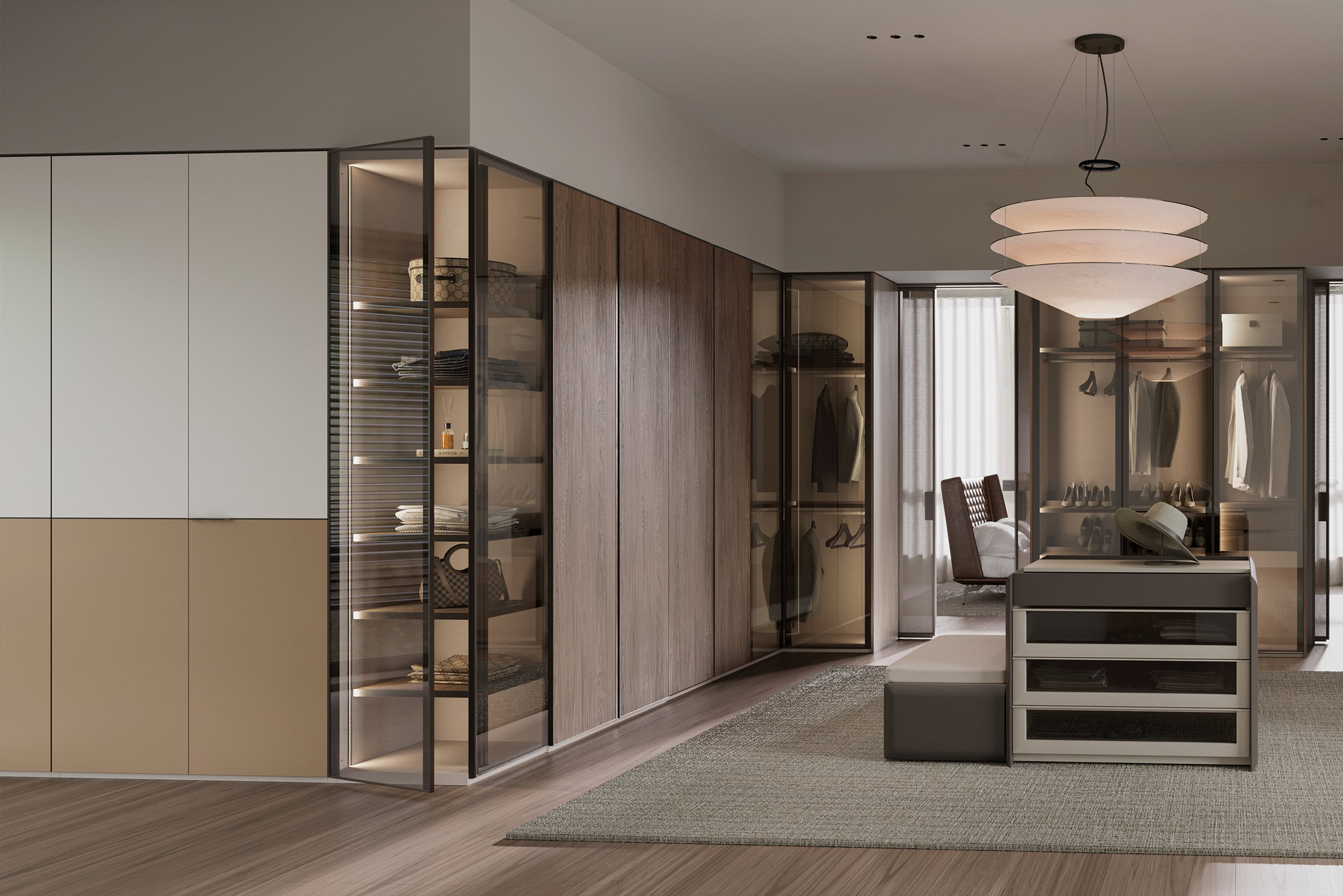 Détail de la texture d'un fauteuil design BOCASA.