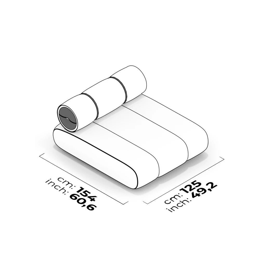 Schéma Accoudoir de relaxation sans module