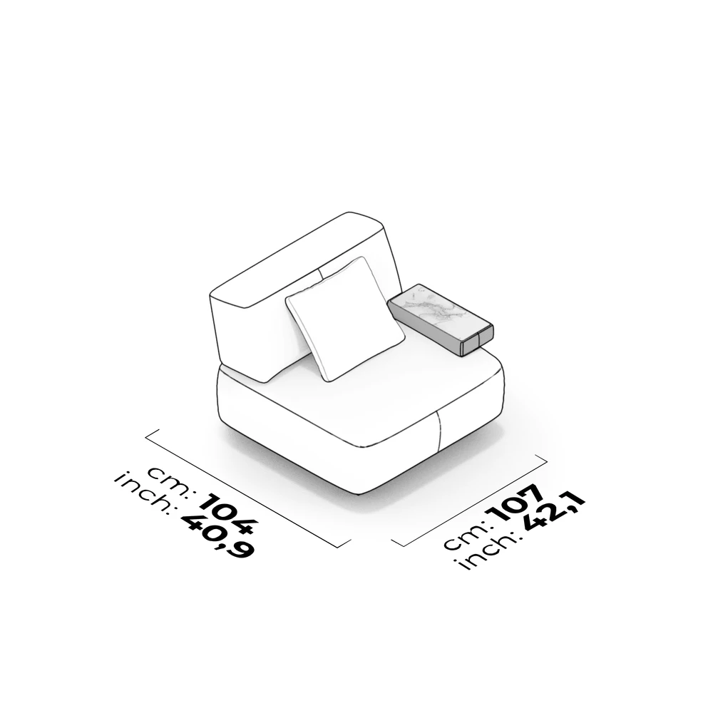 Schéma Module de bras (droit) (céramique-cuir)