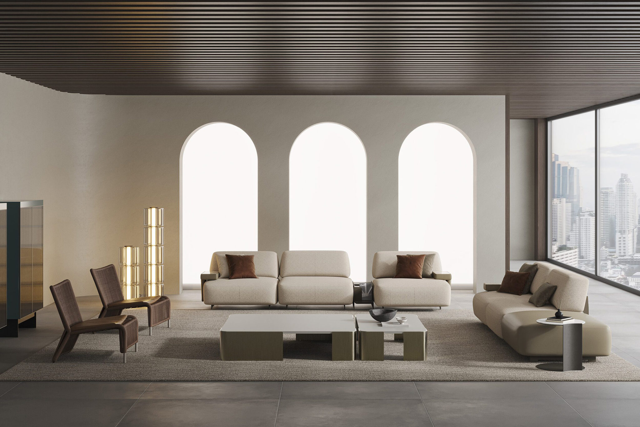 Vue d'ensemble du canapé Da Vinci