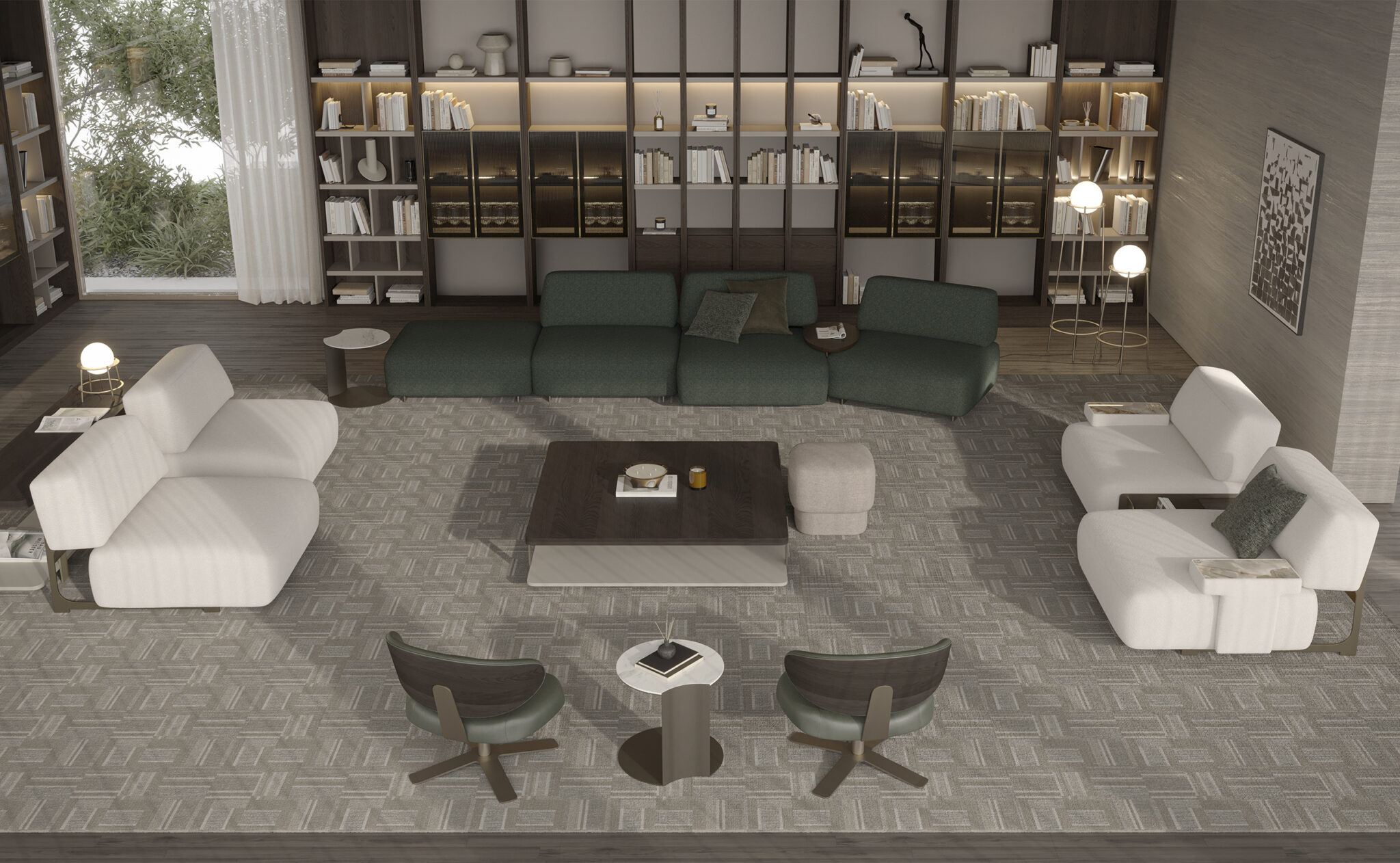 Intégration du canapé Da Vinci avec un meuble TV