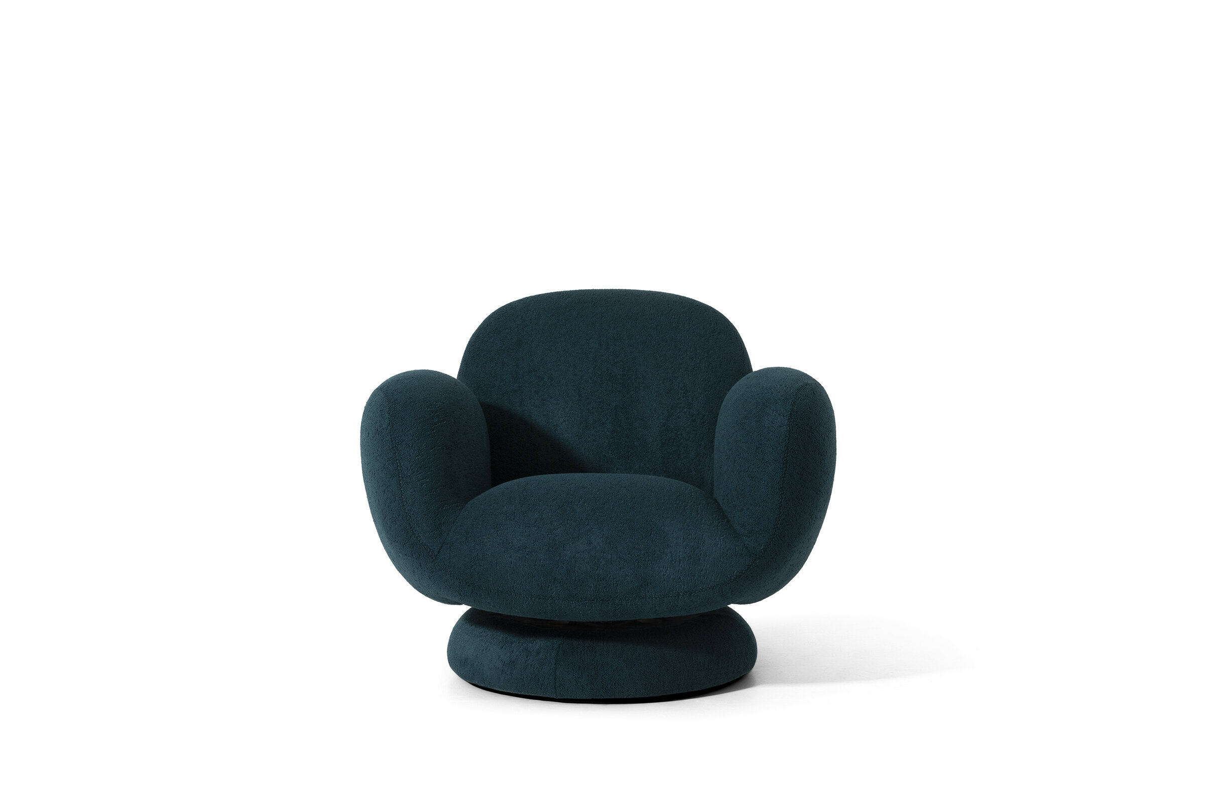 Fauteuil Olaf autre vue de trois-quarts fond blanc