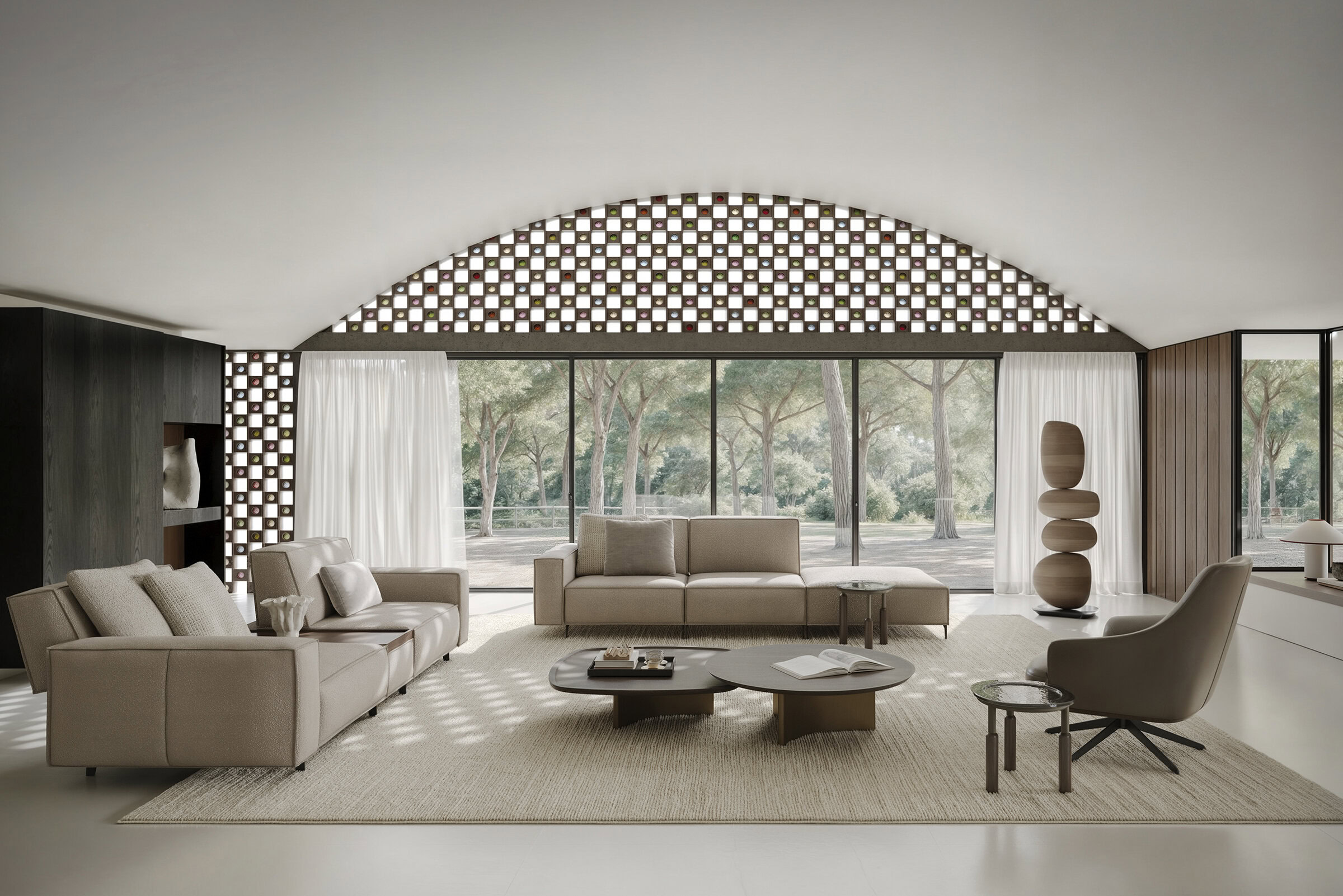 Composition modulaire du canapé Air Cavalli