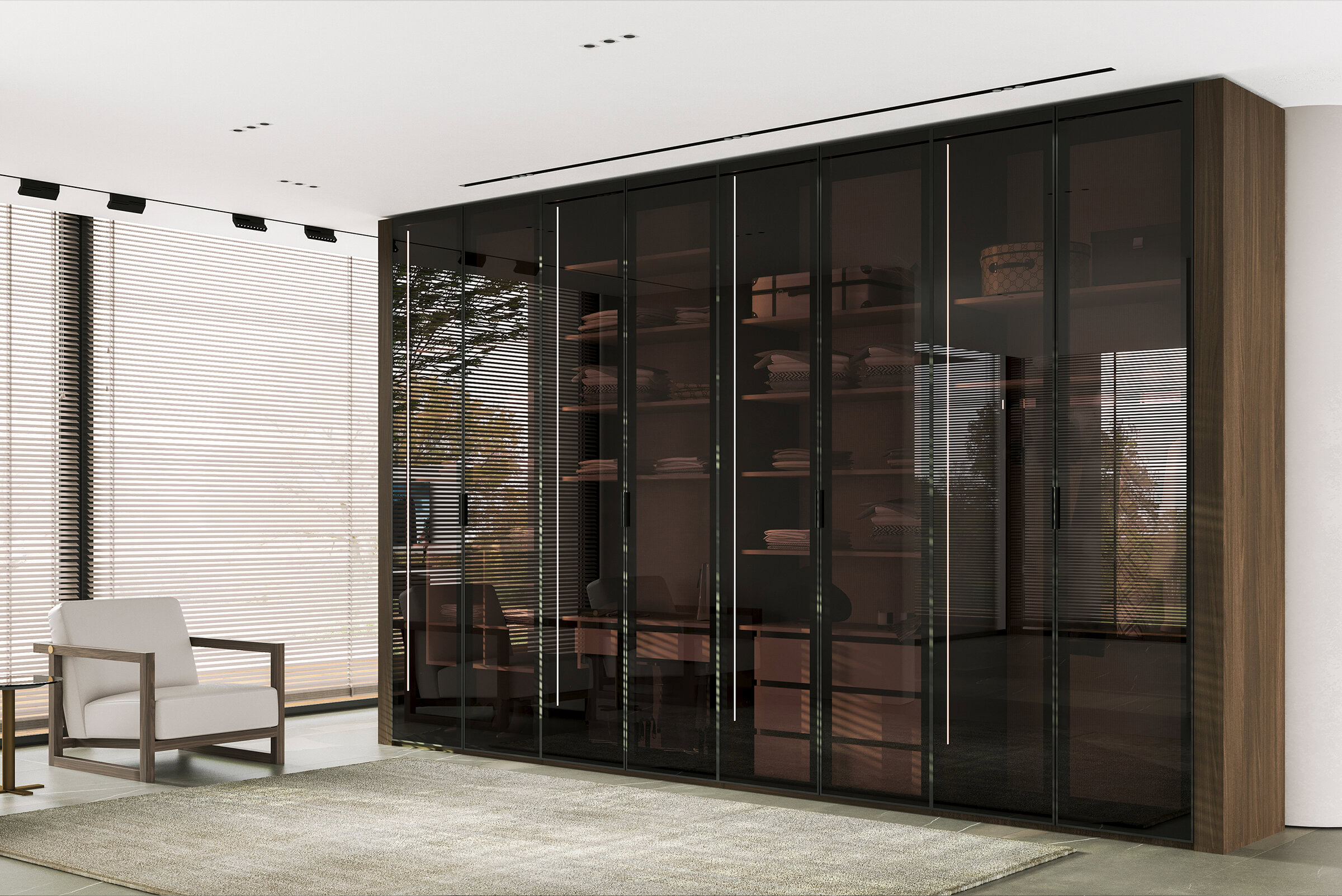 Vue d'ensemble du dressing Alfa