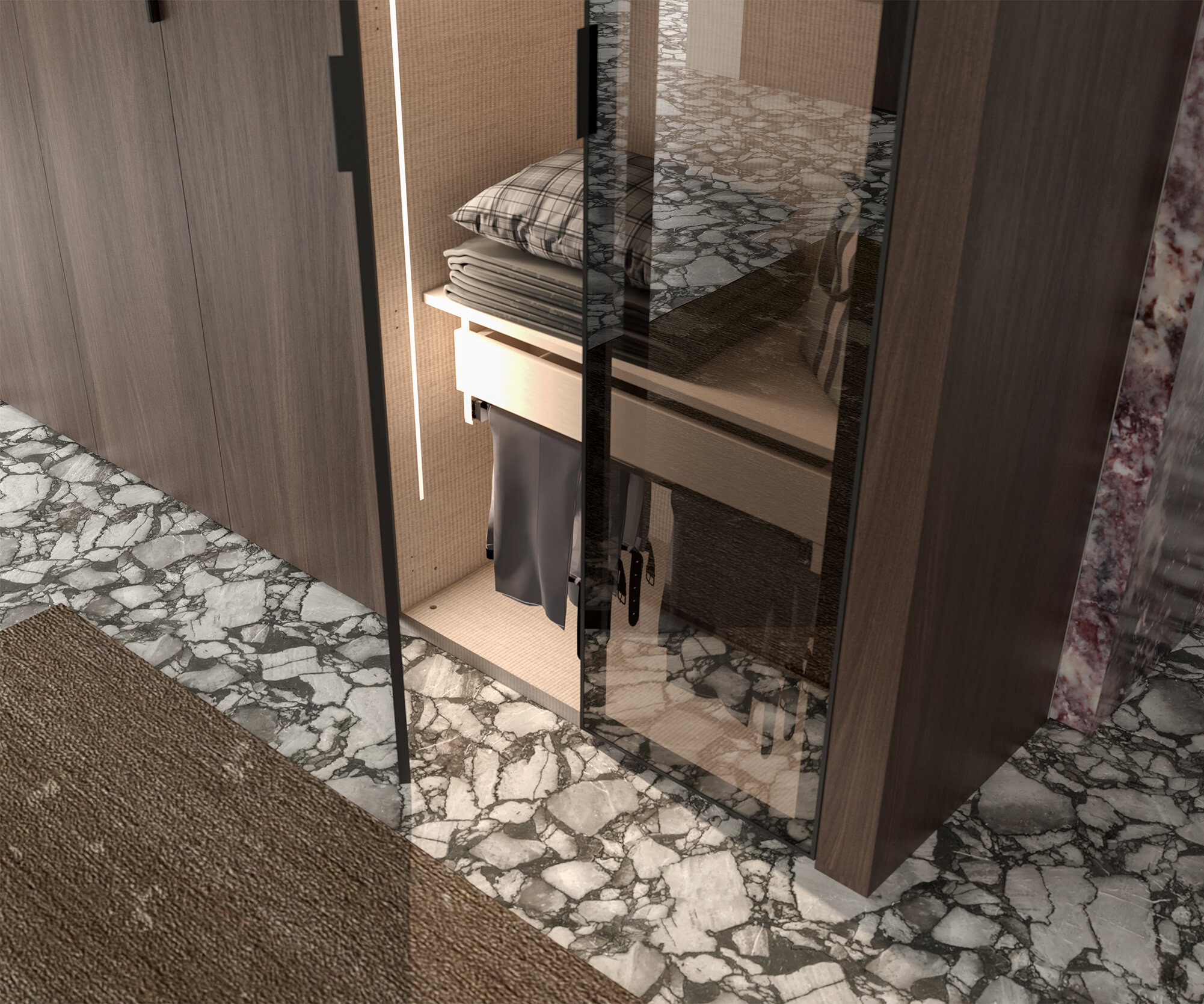 Dressing Alfa dans une chambre