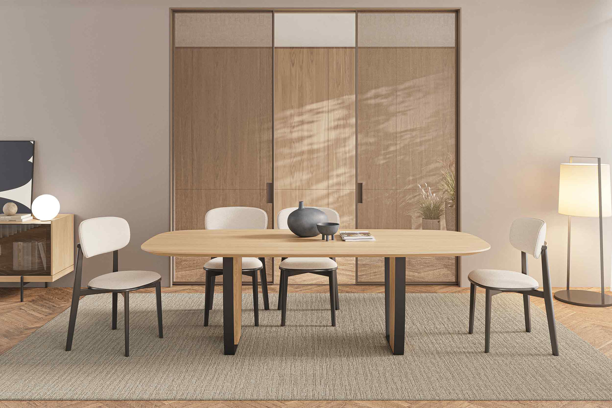 Perspective sur la table Barcelone