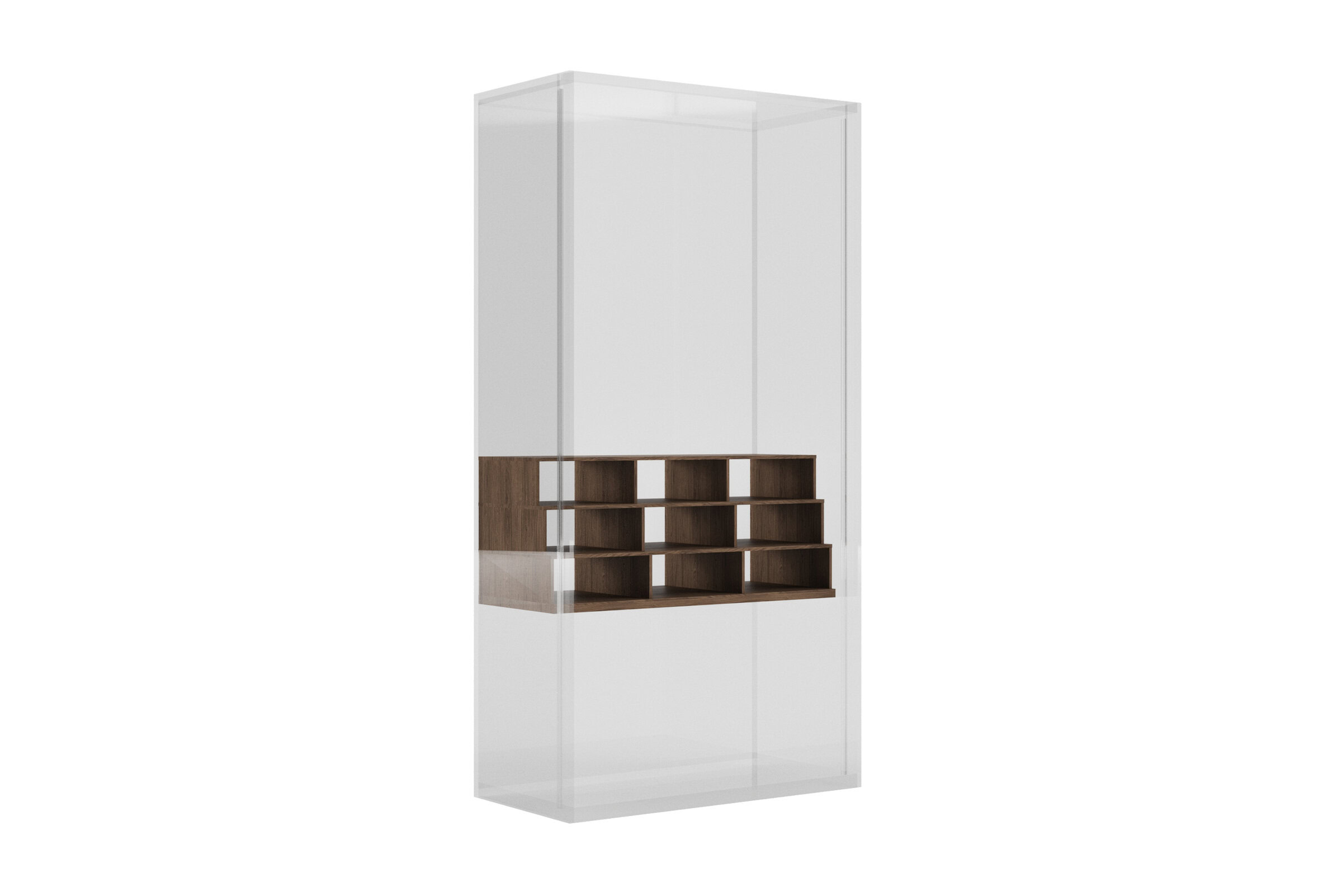 Module 5 du dressing Beta sur fond blanc