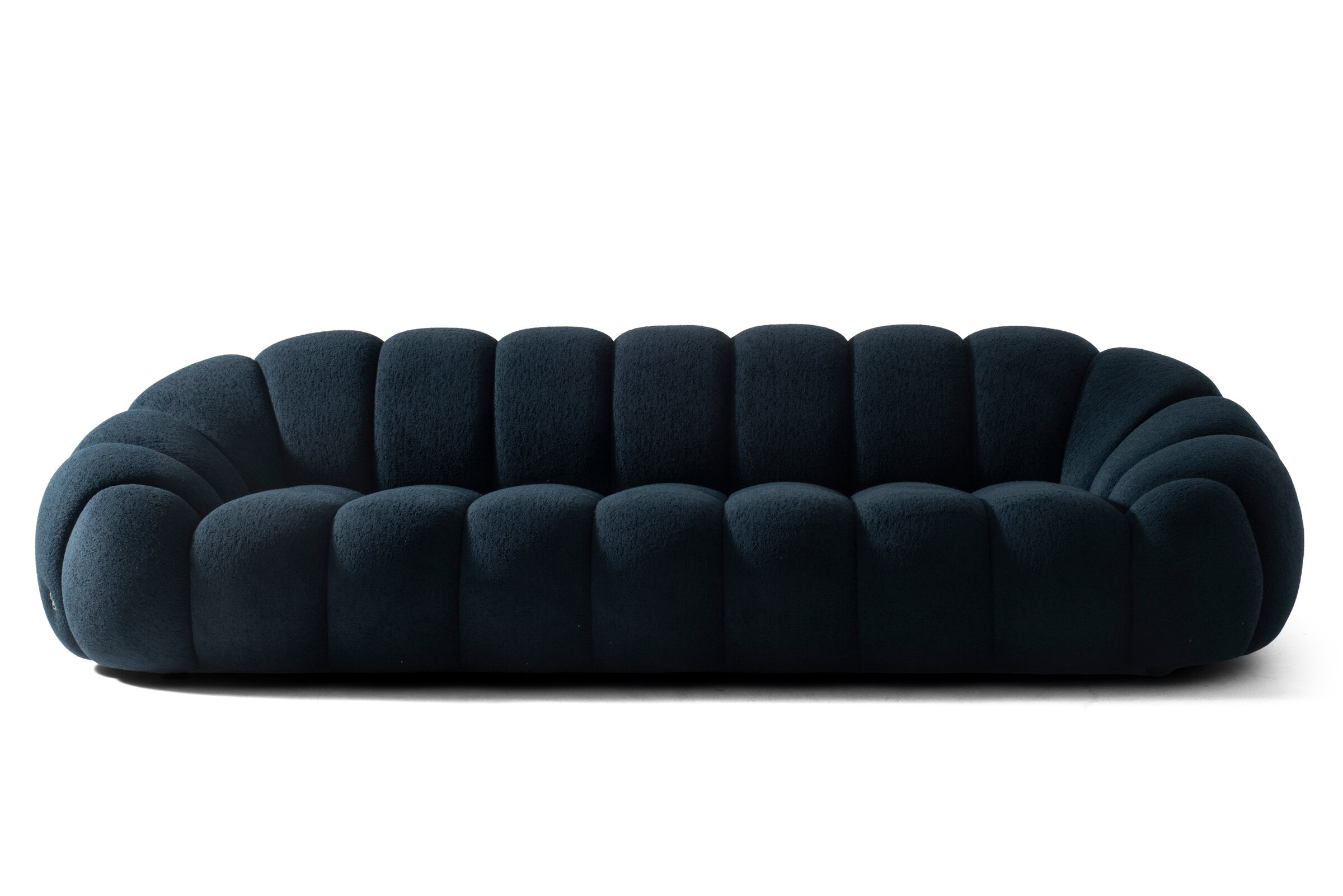 Vue de profil du canapé Bibendum sur fond blanc