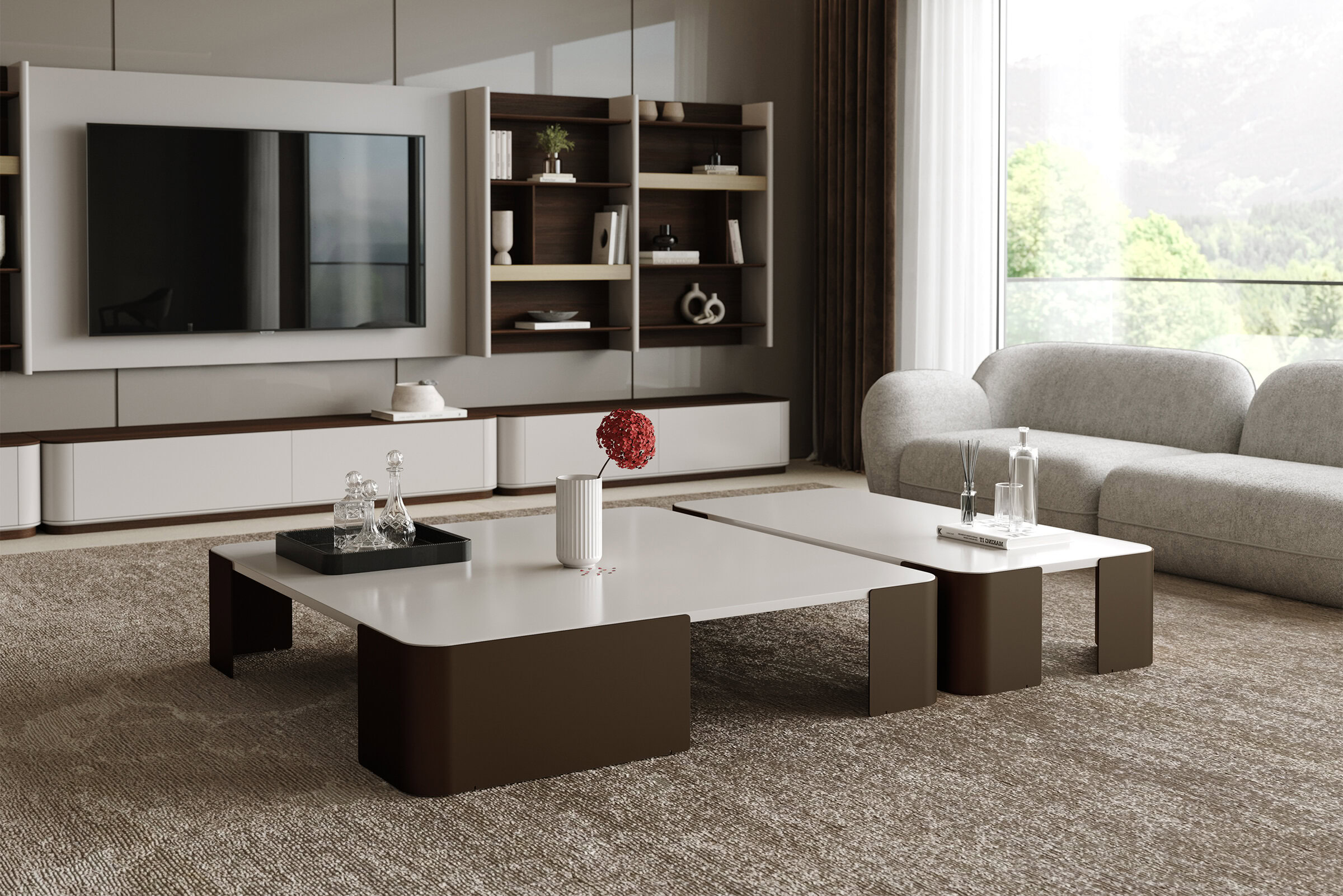 Ambiance élégante avec la table Bloom