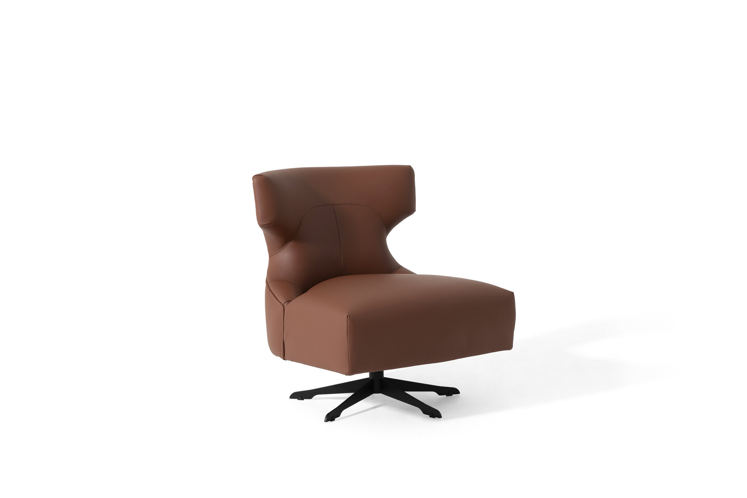 Fauteuil Bristol sur fond blanc, vue de profil