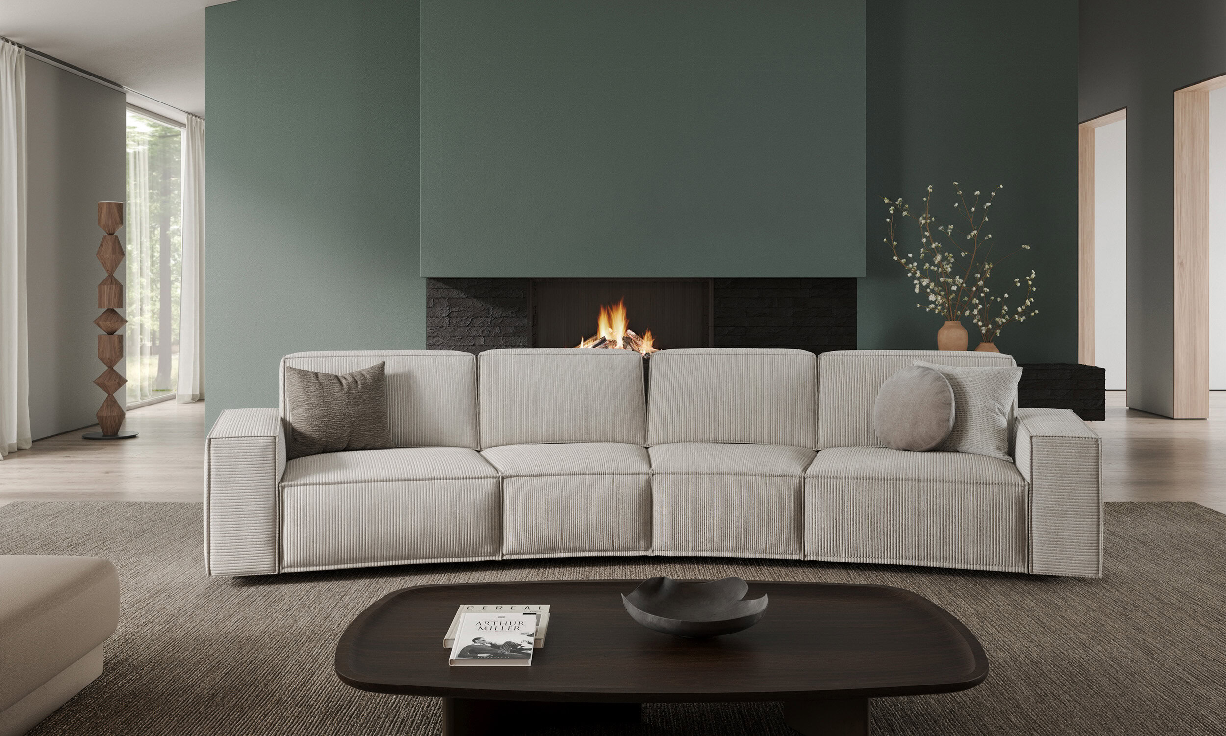 Composition modulaire du canapé Cavalli