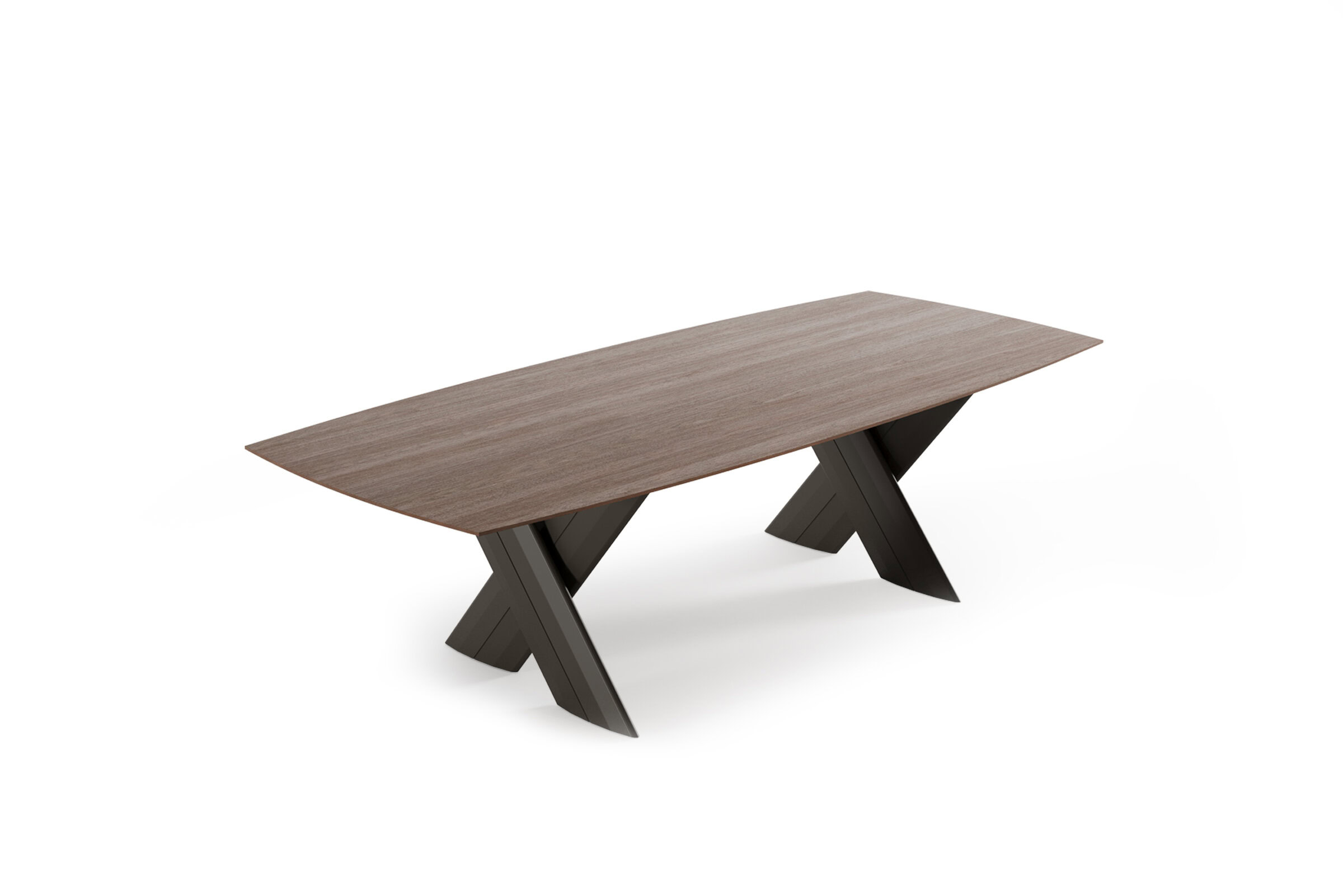 Table Croix sur fond blanc, vue de dessus