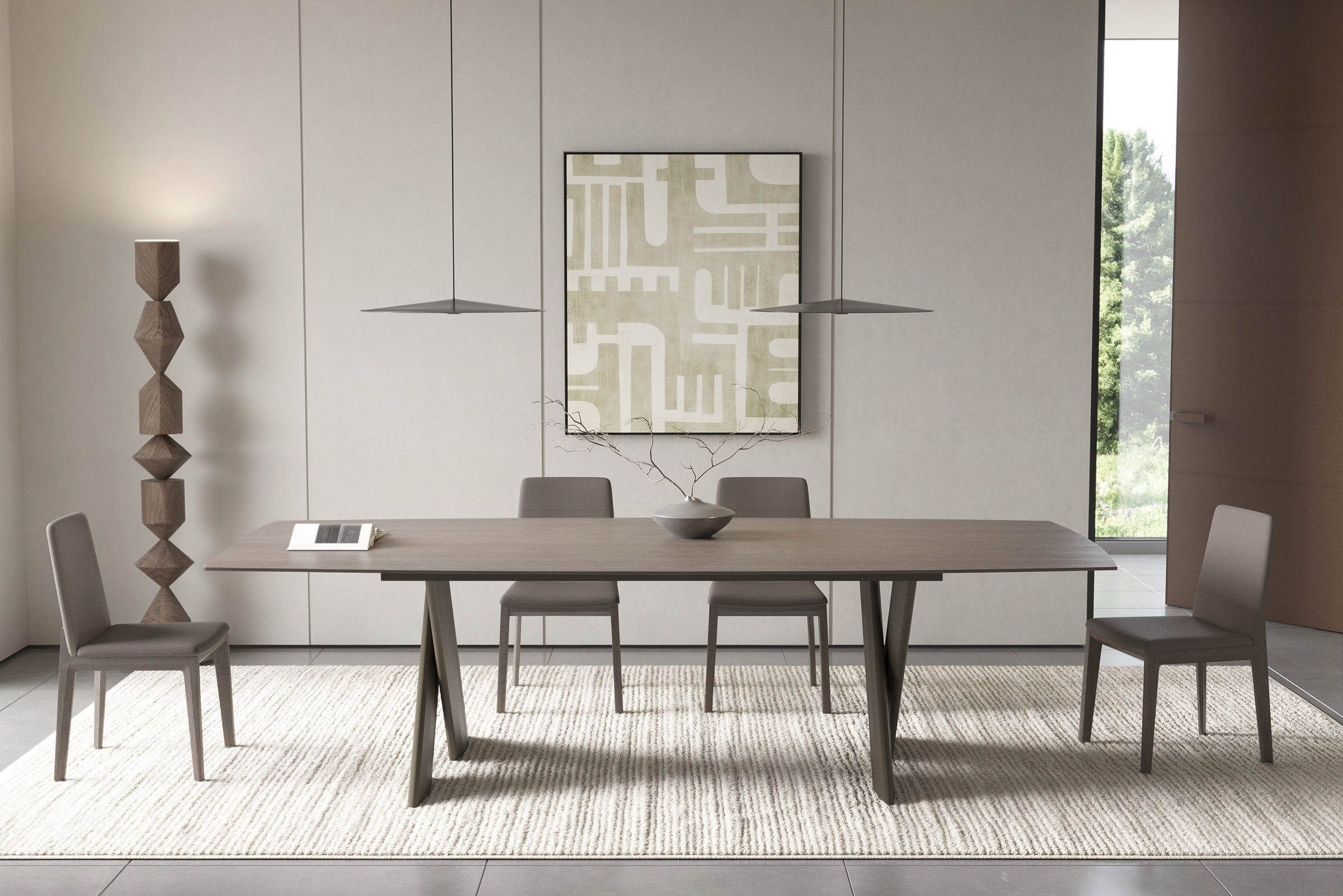 Table Croix dans une salle à manger