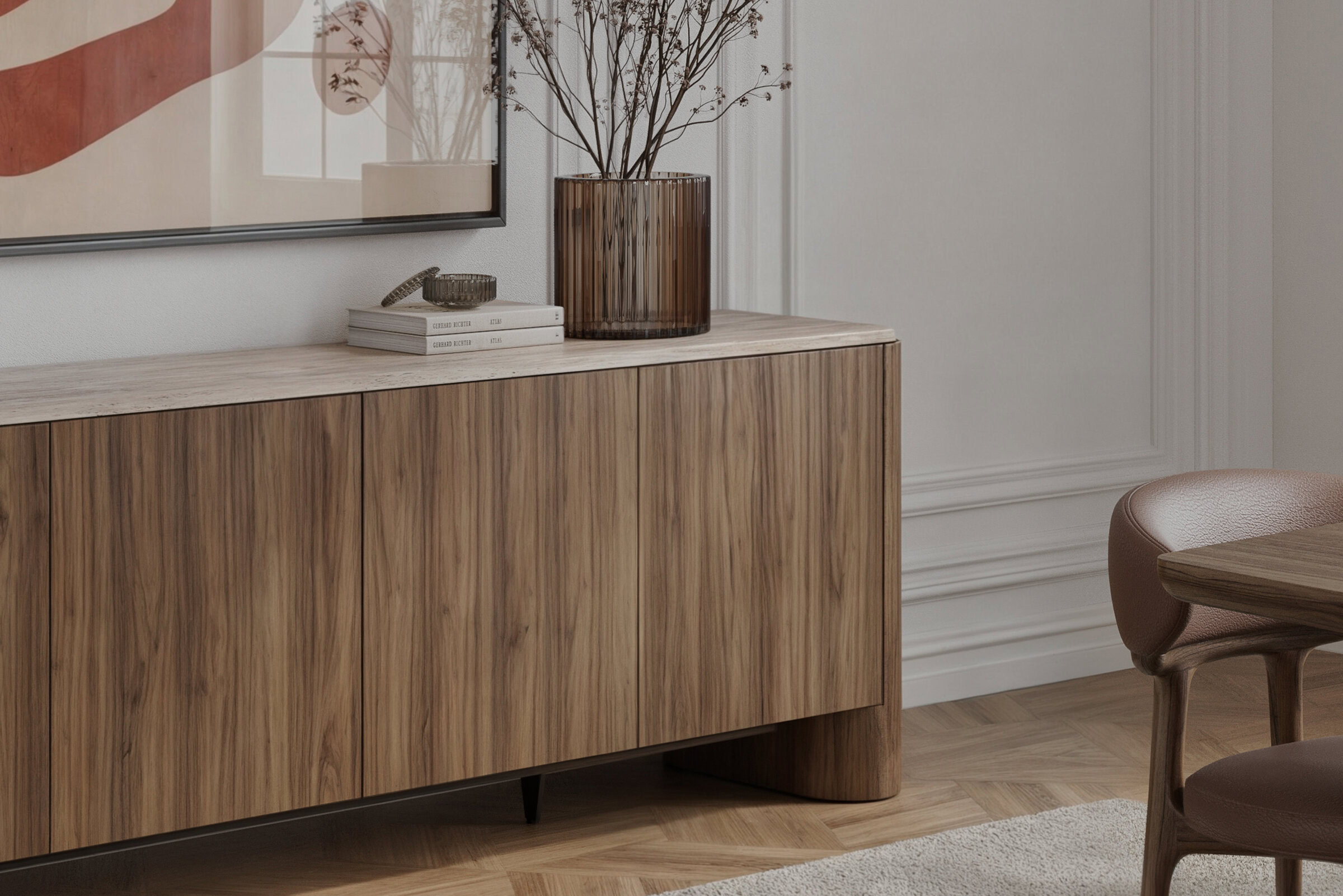 Perspective sur le buffet Enna