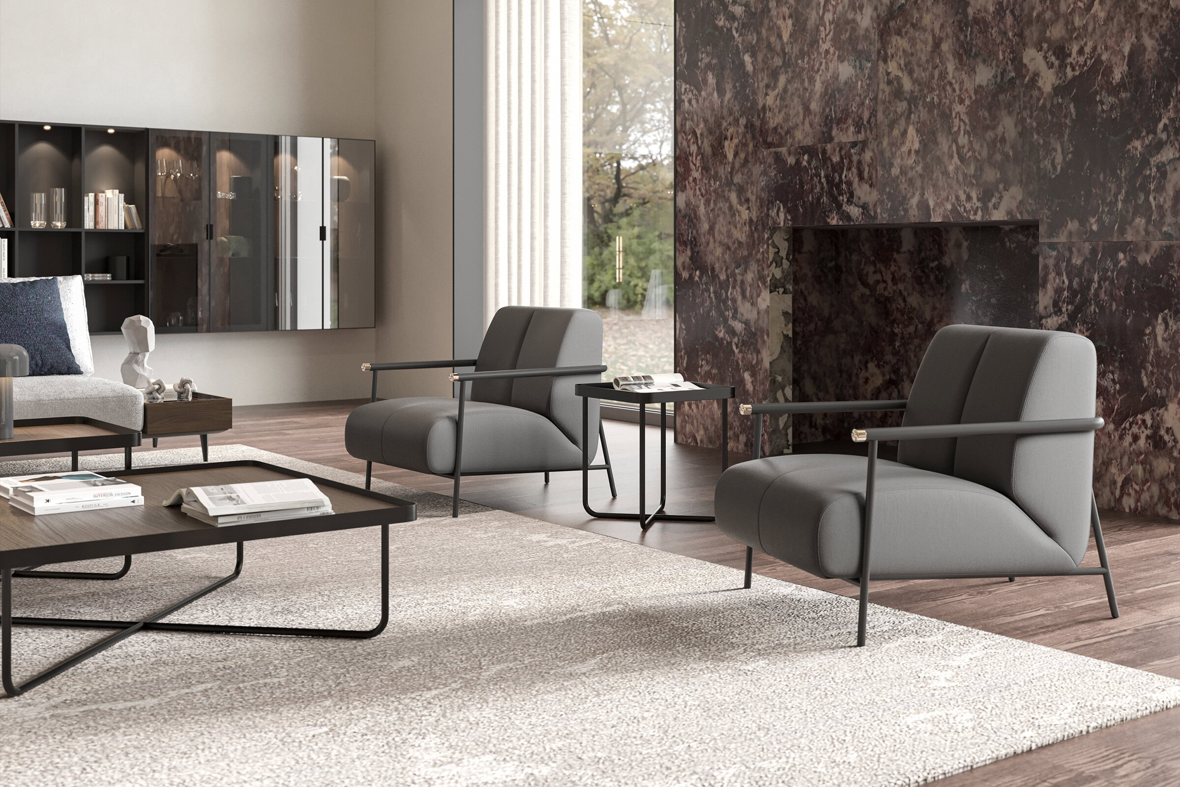 Set de tables Forte dans un salon