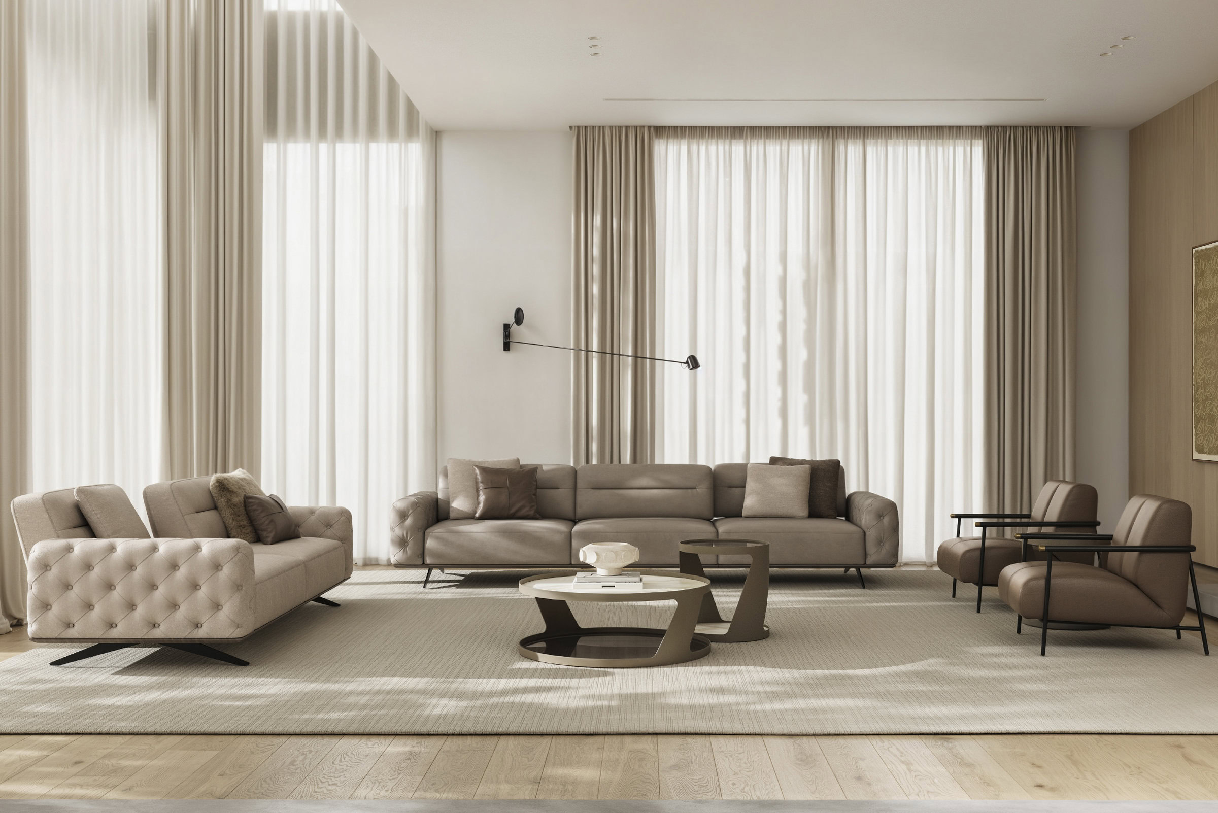 Détail du design de la collection Linus