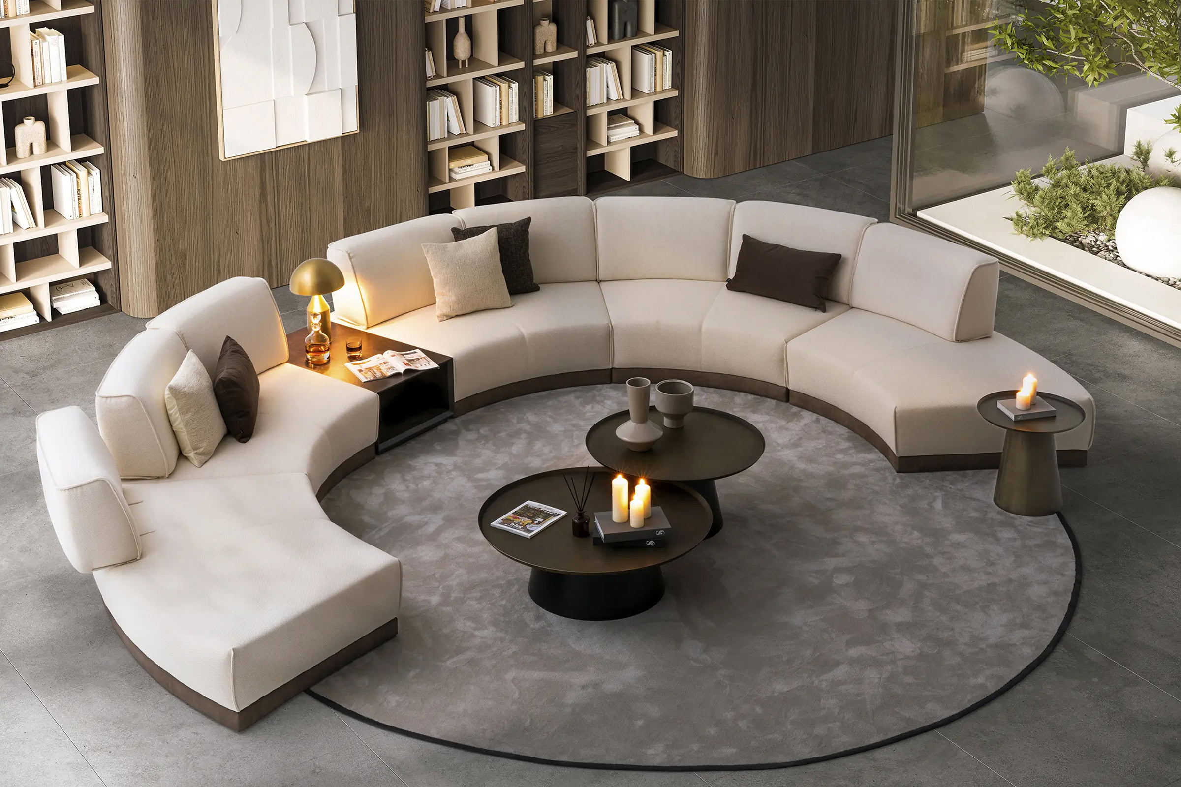 Set de tables Harmony dans un salon