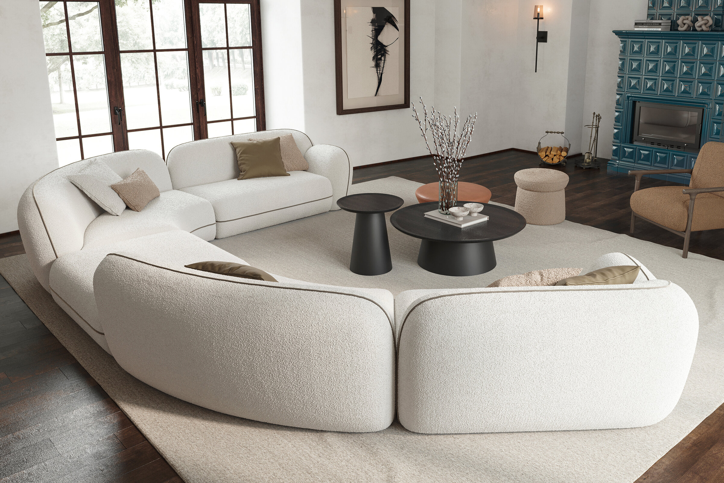 Vue de dessus de la collection Yoda