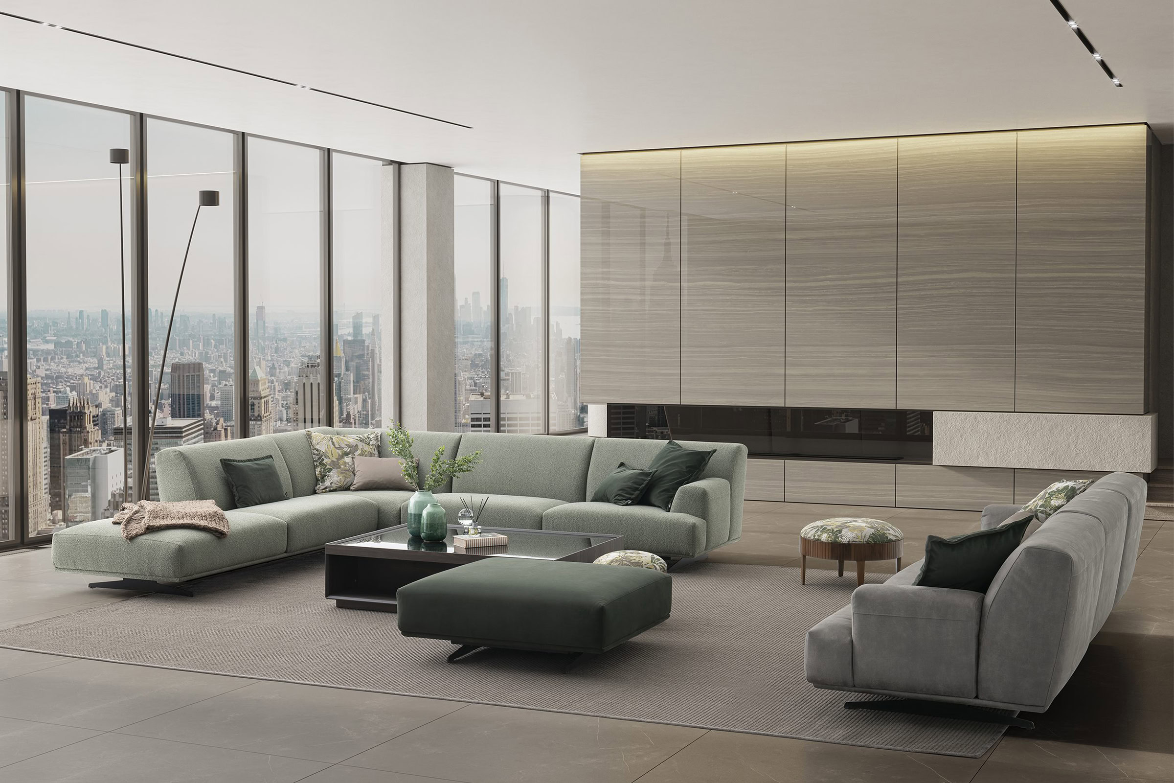 Détail du confort du canapé Havana