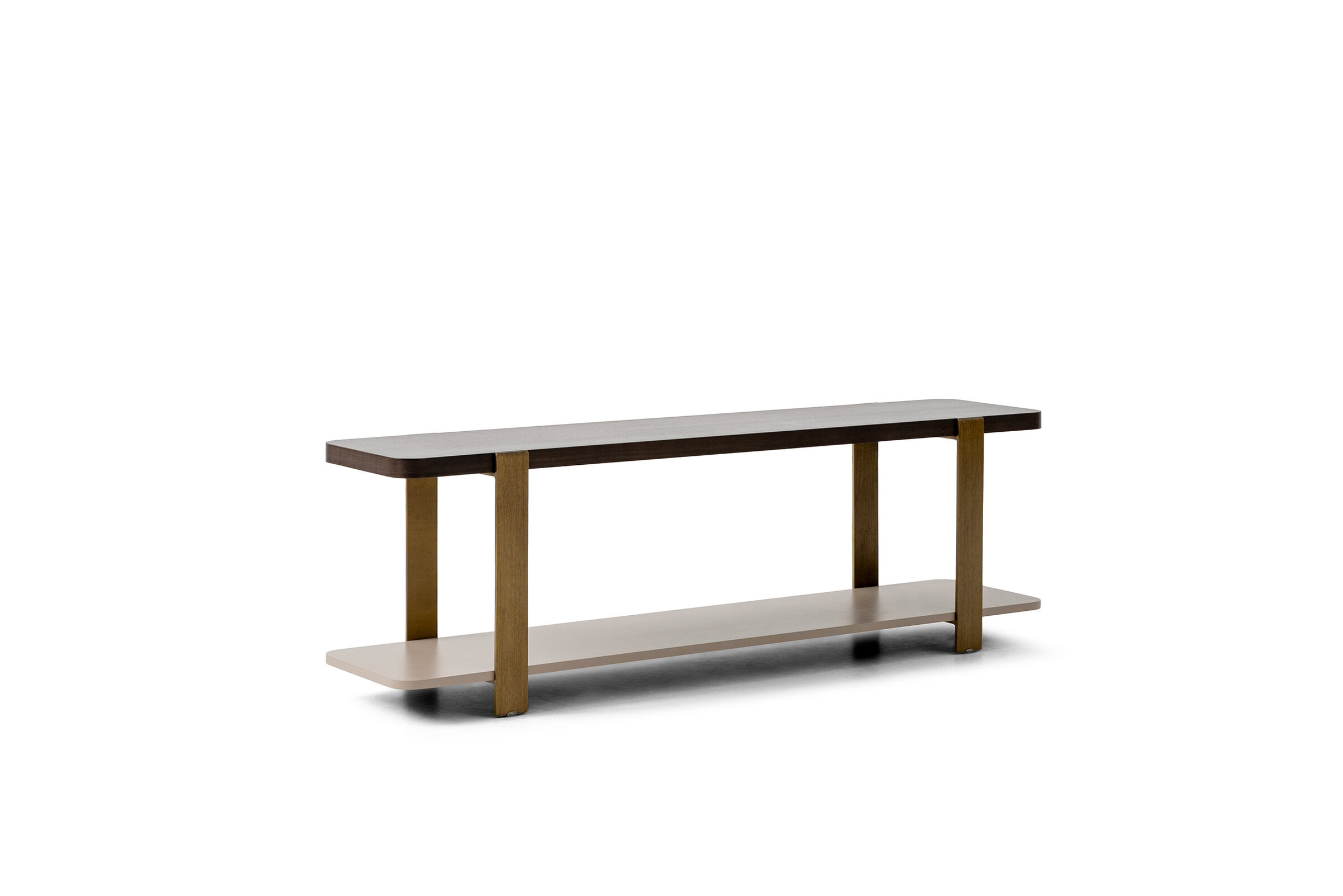 Vue de profil de la table de dossier de canapé Hector