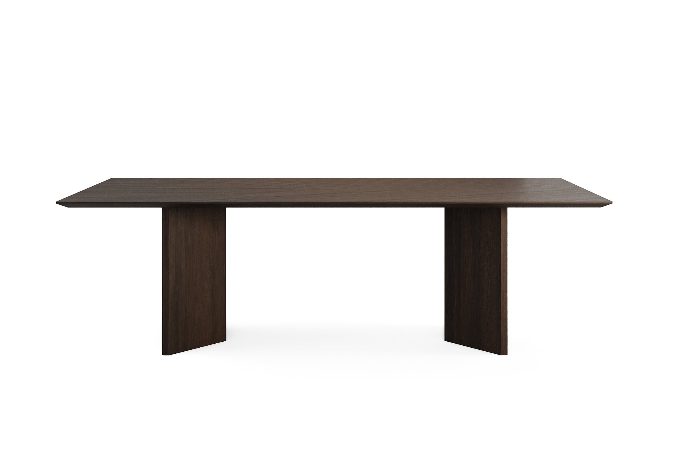 Table Patrimoine sur fond blanc, vue de trois-quarts