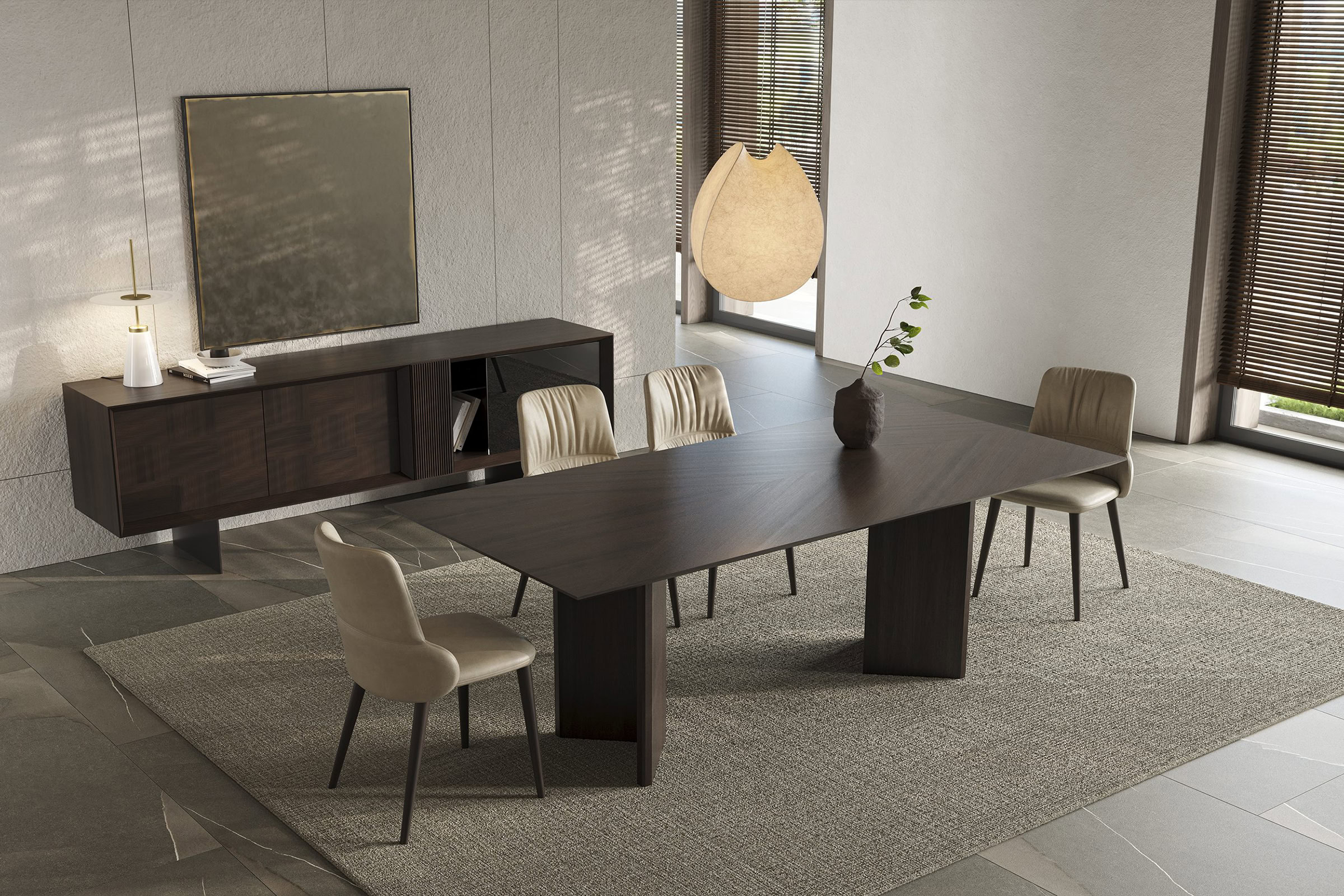 Ambiance avec la table Patrimoine