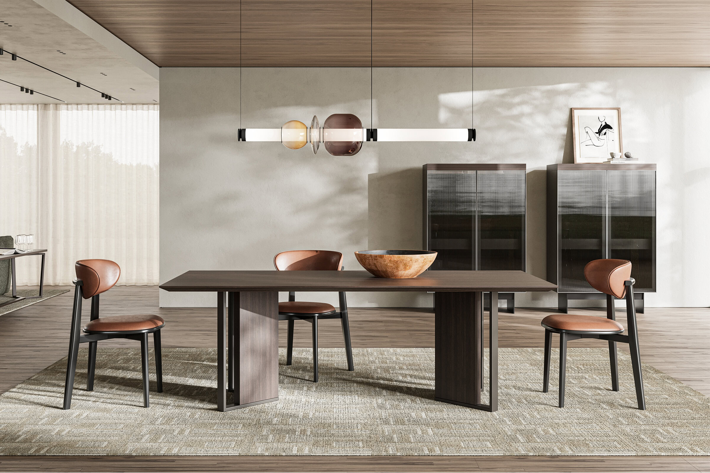 Table Hiro dans une salle à manger