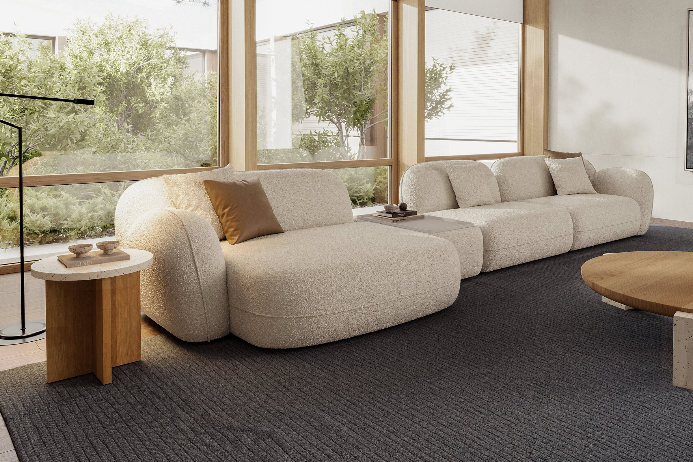 Set de tables Nota dans un salon