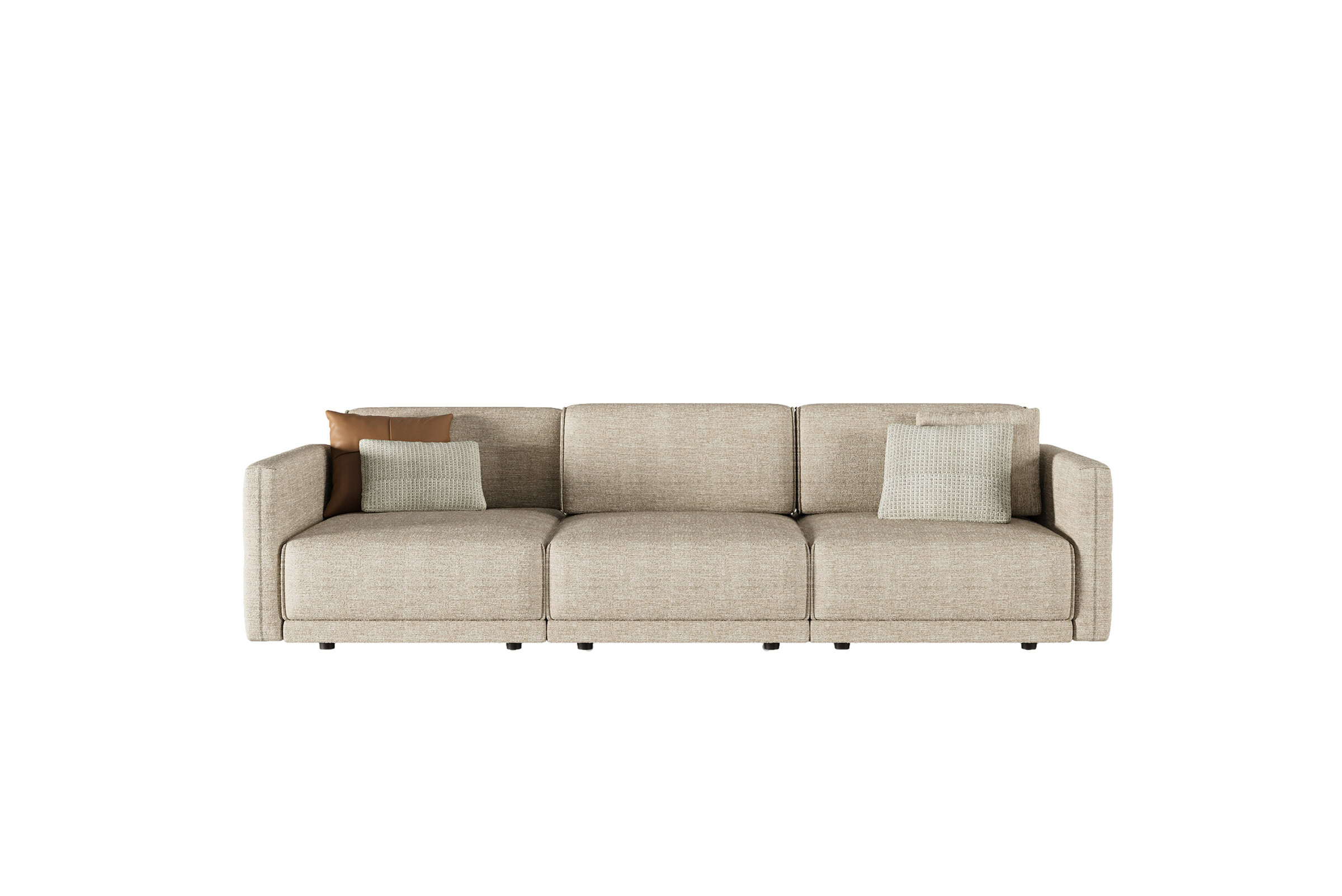 Composition 1 du canapé Le Mans sur fond blanc