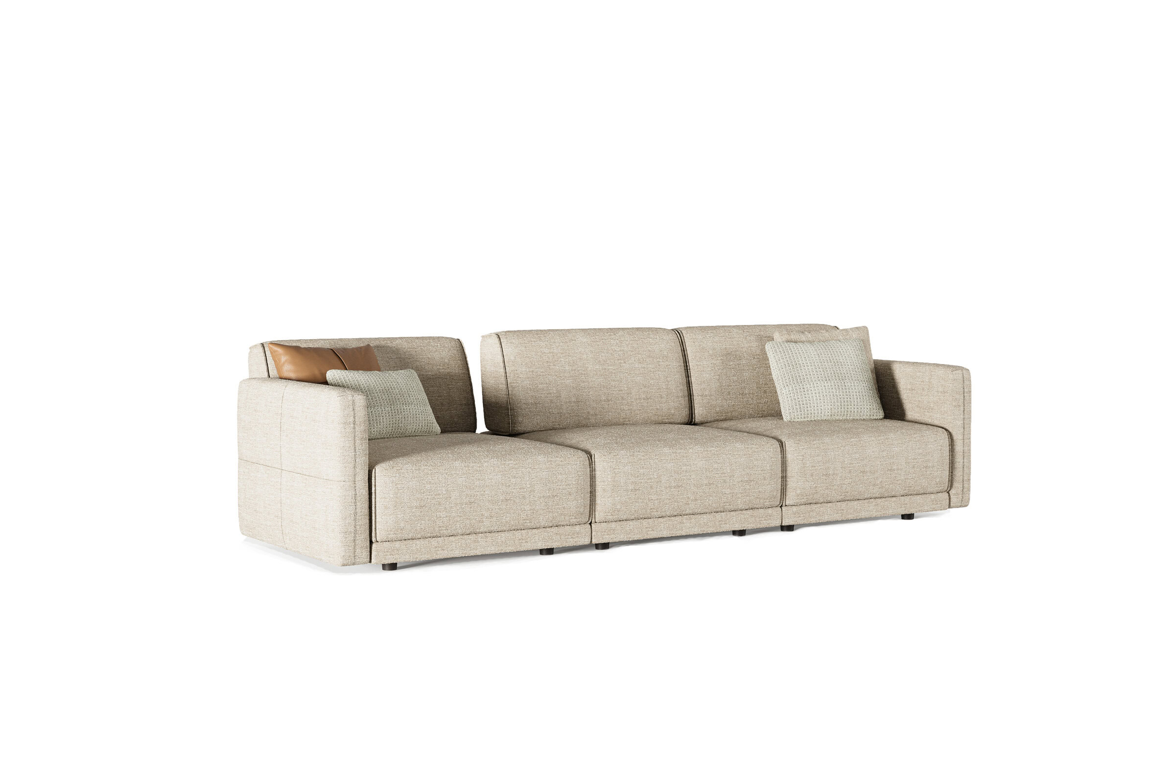 Composition 2 du canapé Le Mans sur fond blanc