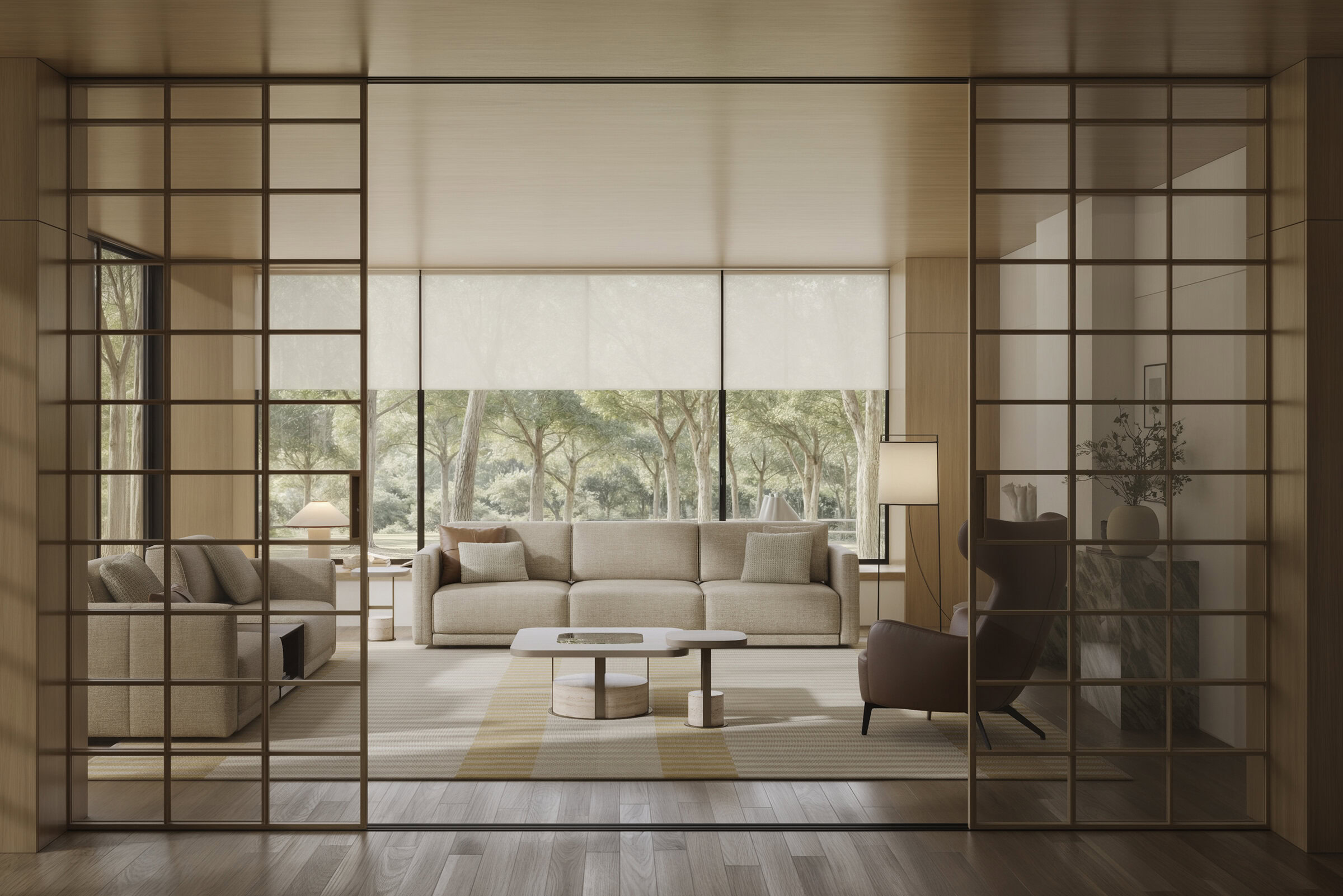 Vue de profil de la composition Le Mans