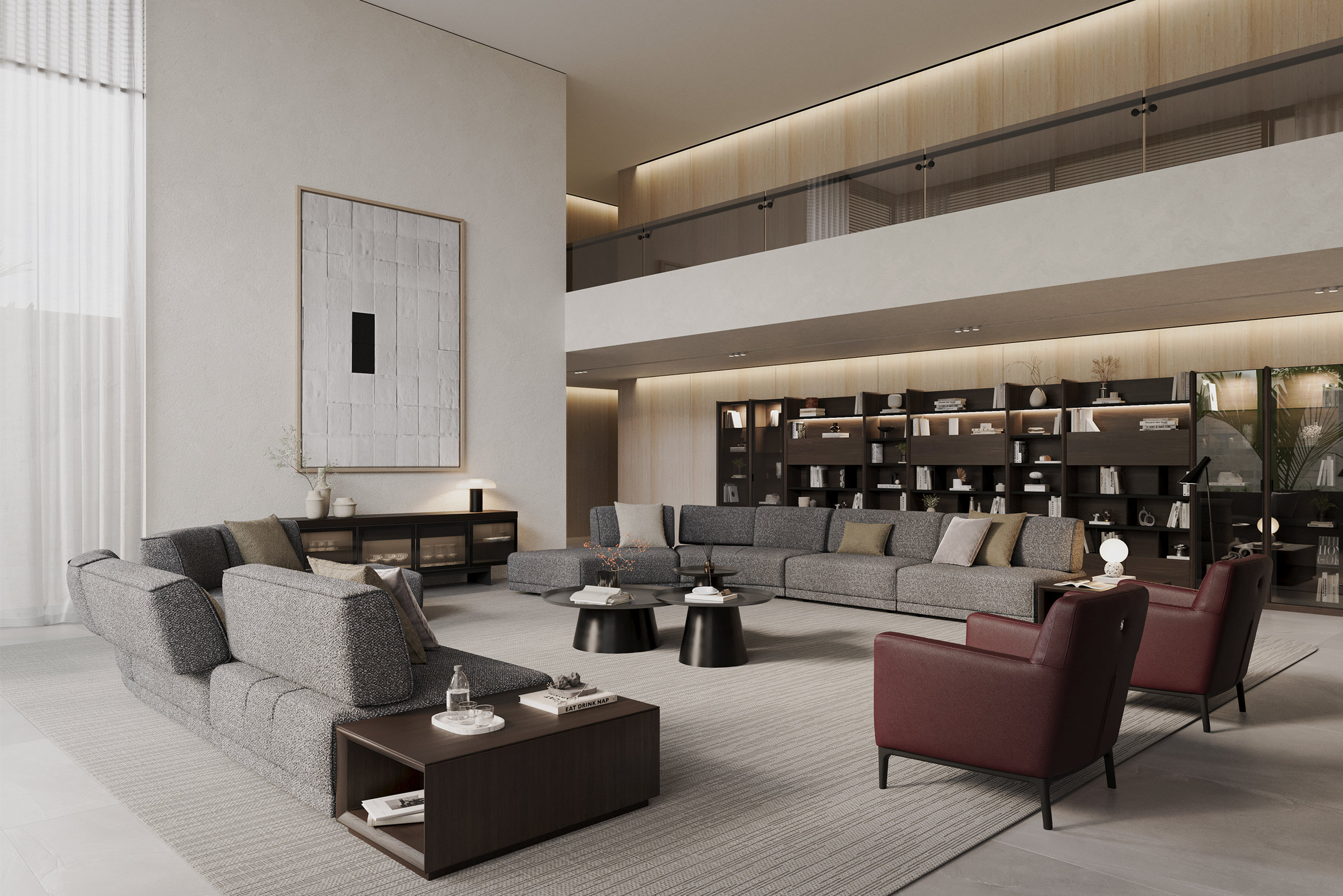 Ambiance chaleureuse avec le canapé Le Mans