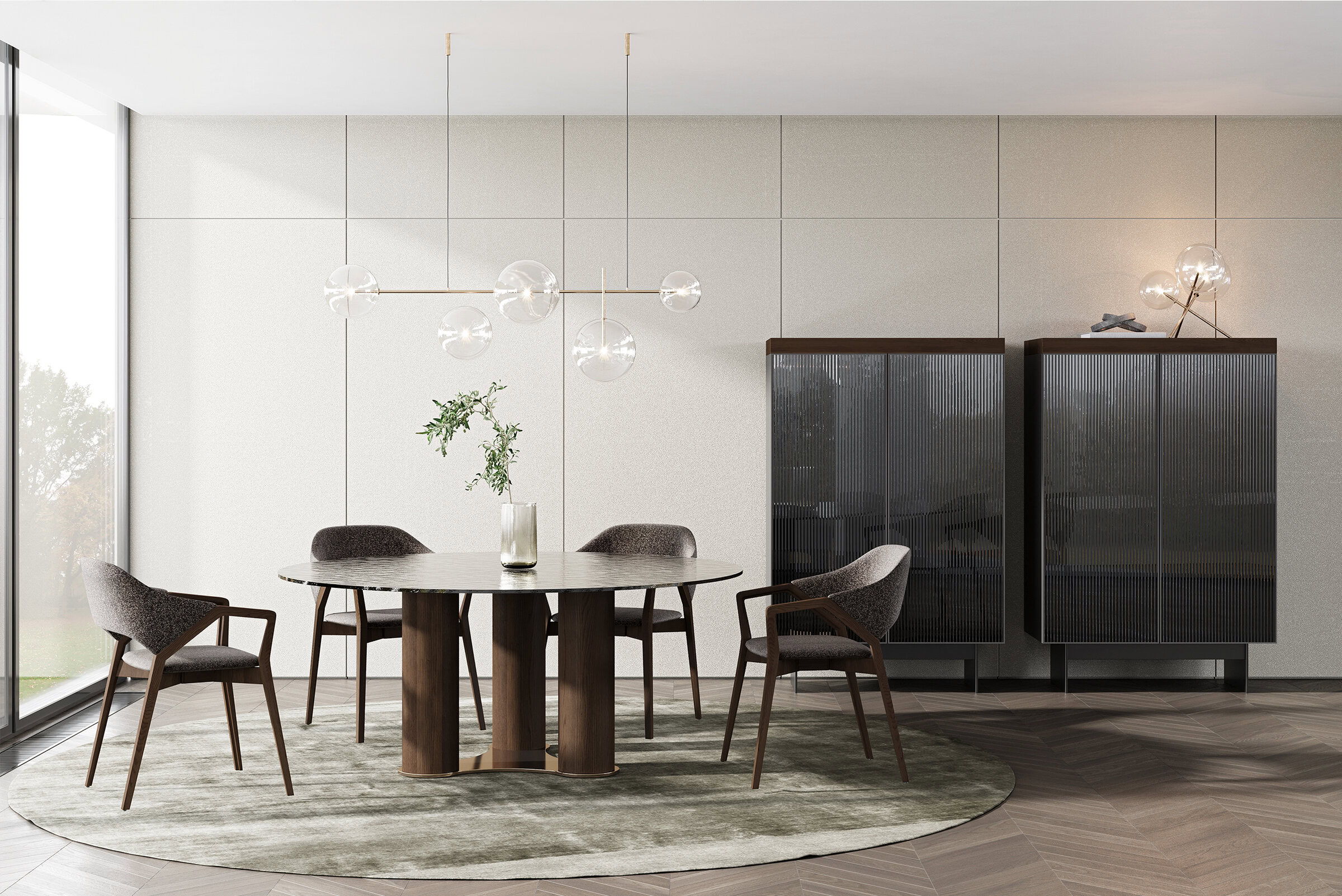 Table Libre dans une salle à manger