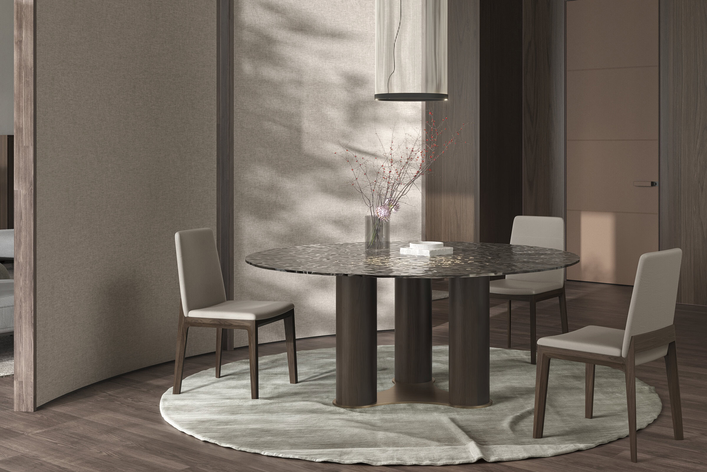 Ambiance avec les chaises Line