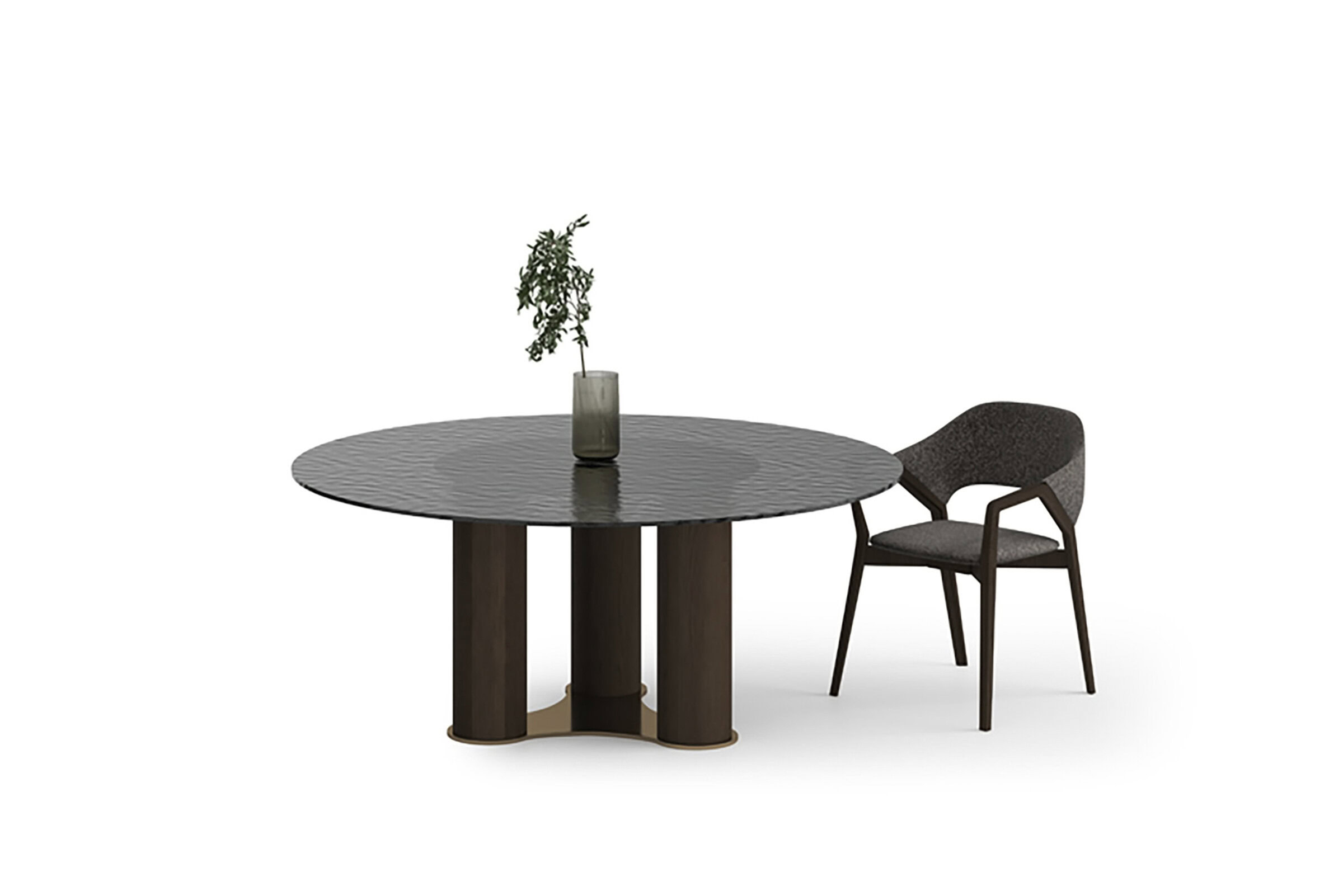 Table Libre sur fond blanc, vue de dessus