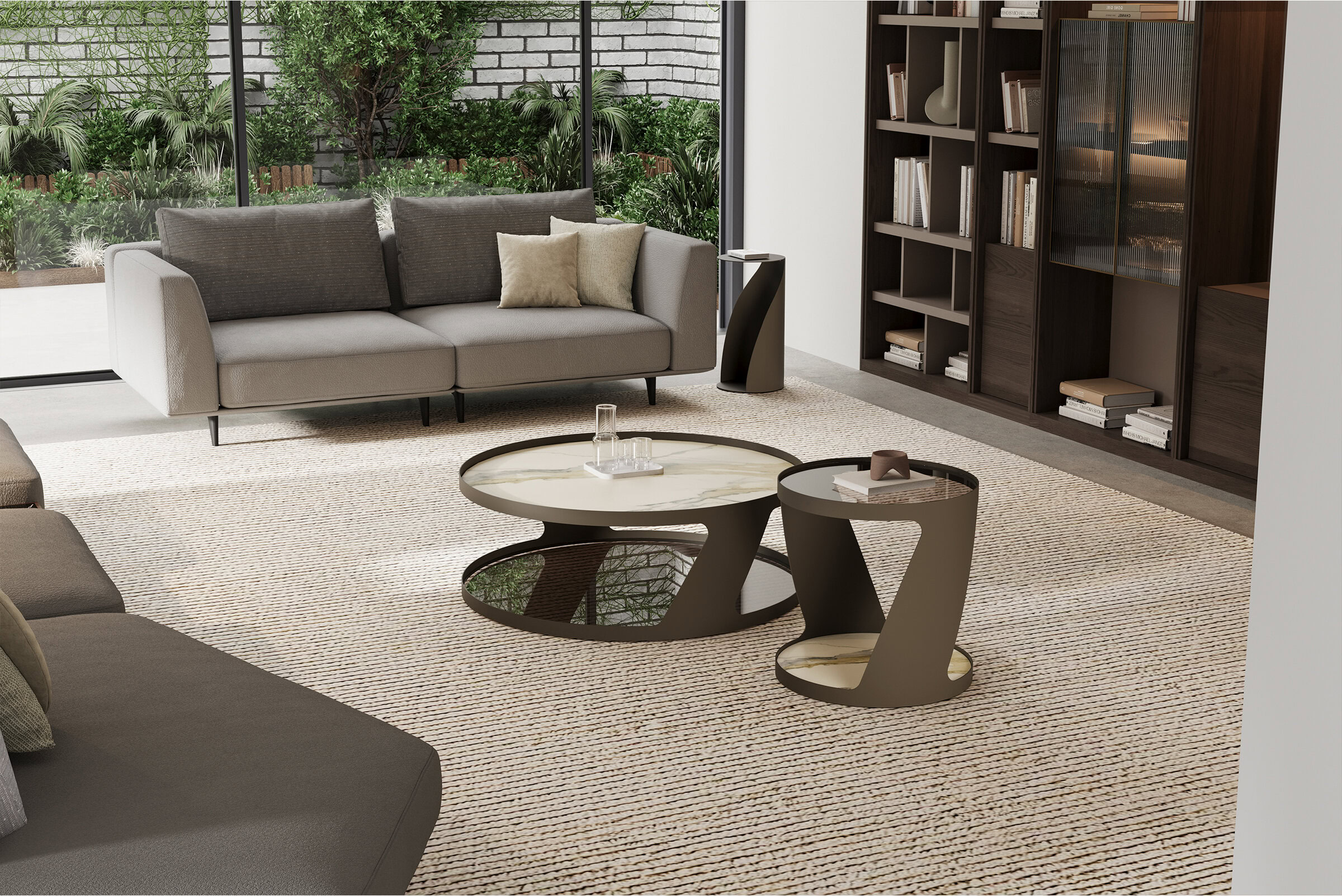 Ambiance avec les tables Linus