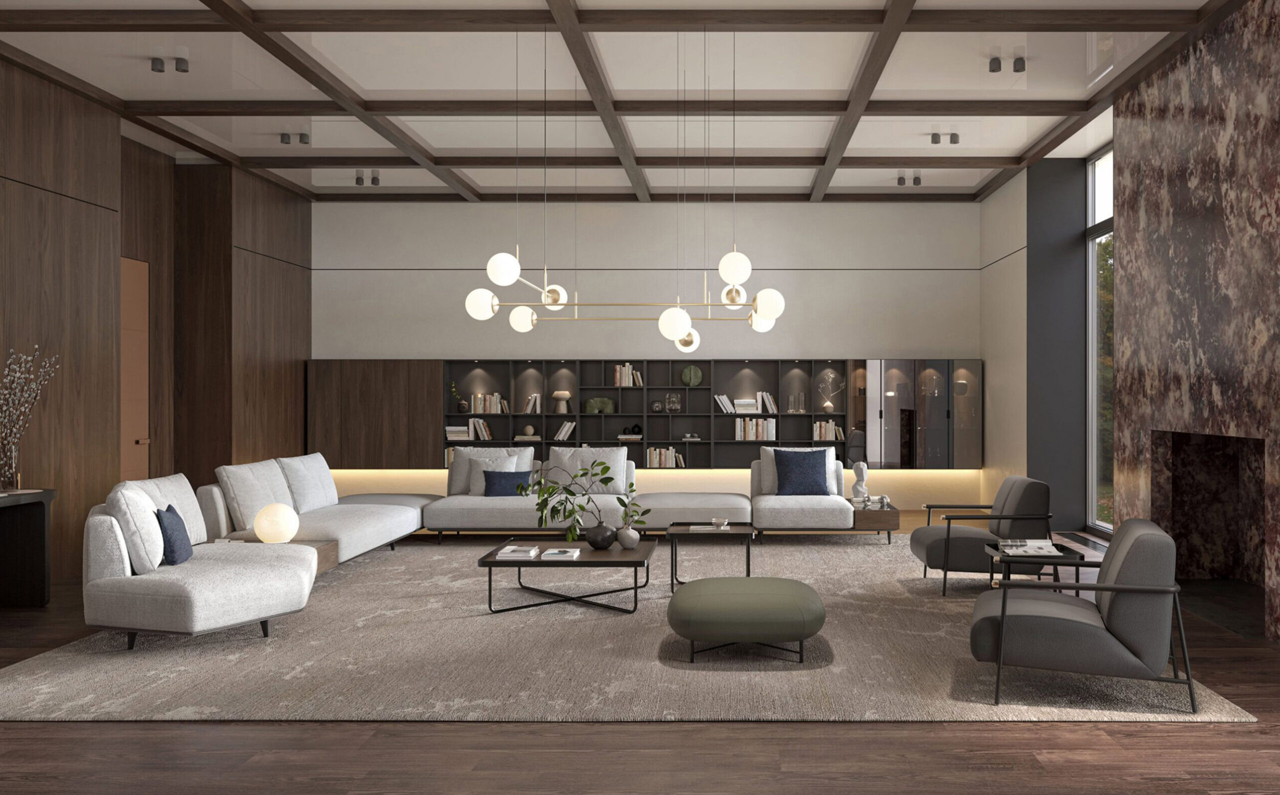 Composition d'angle du canapé Loft