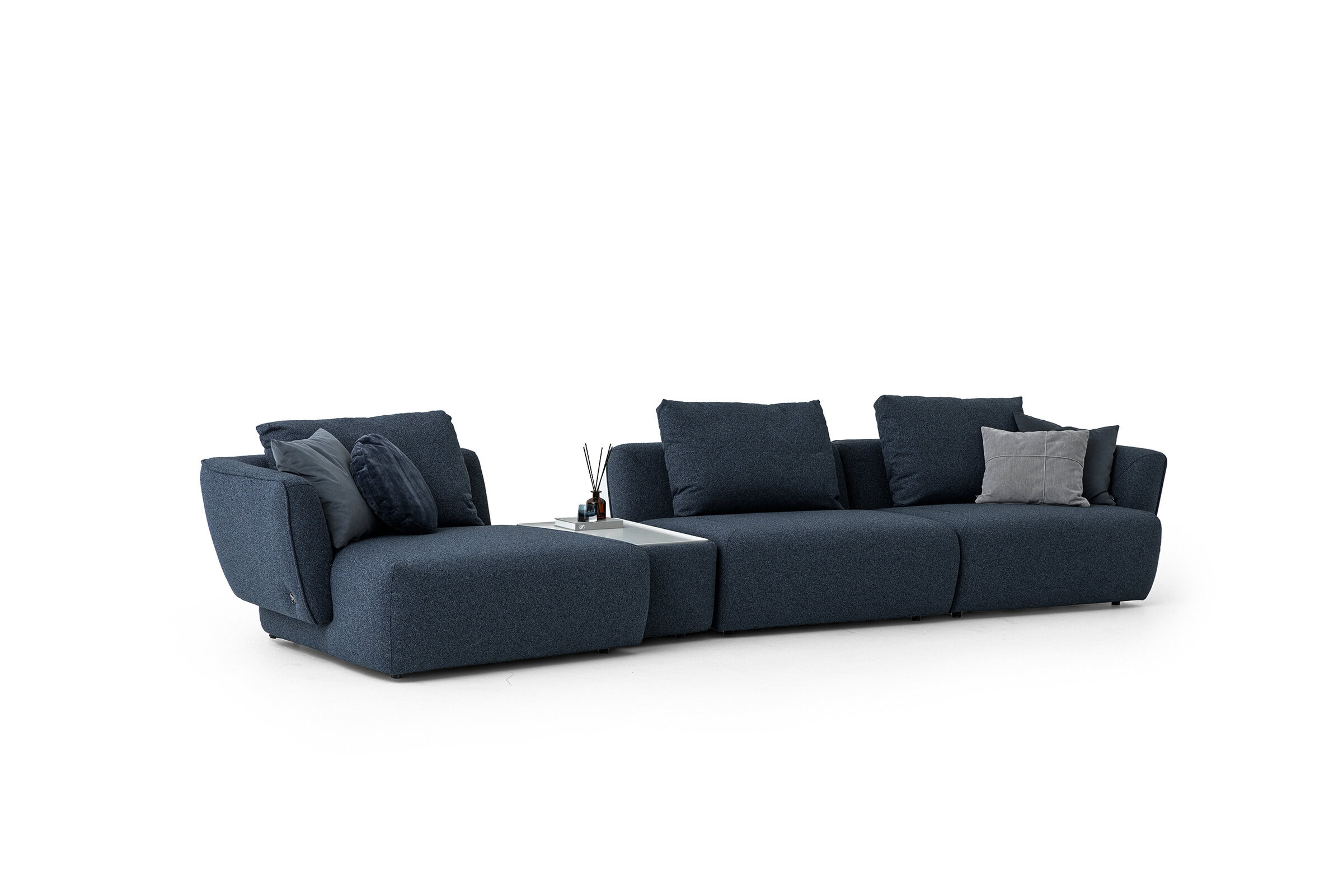 Composition 1 du canapé Lugano sur fond blanc