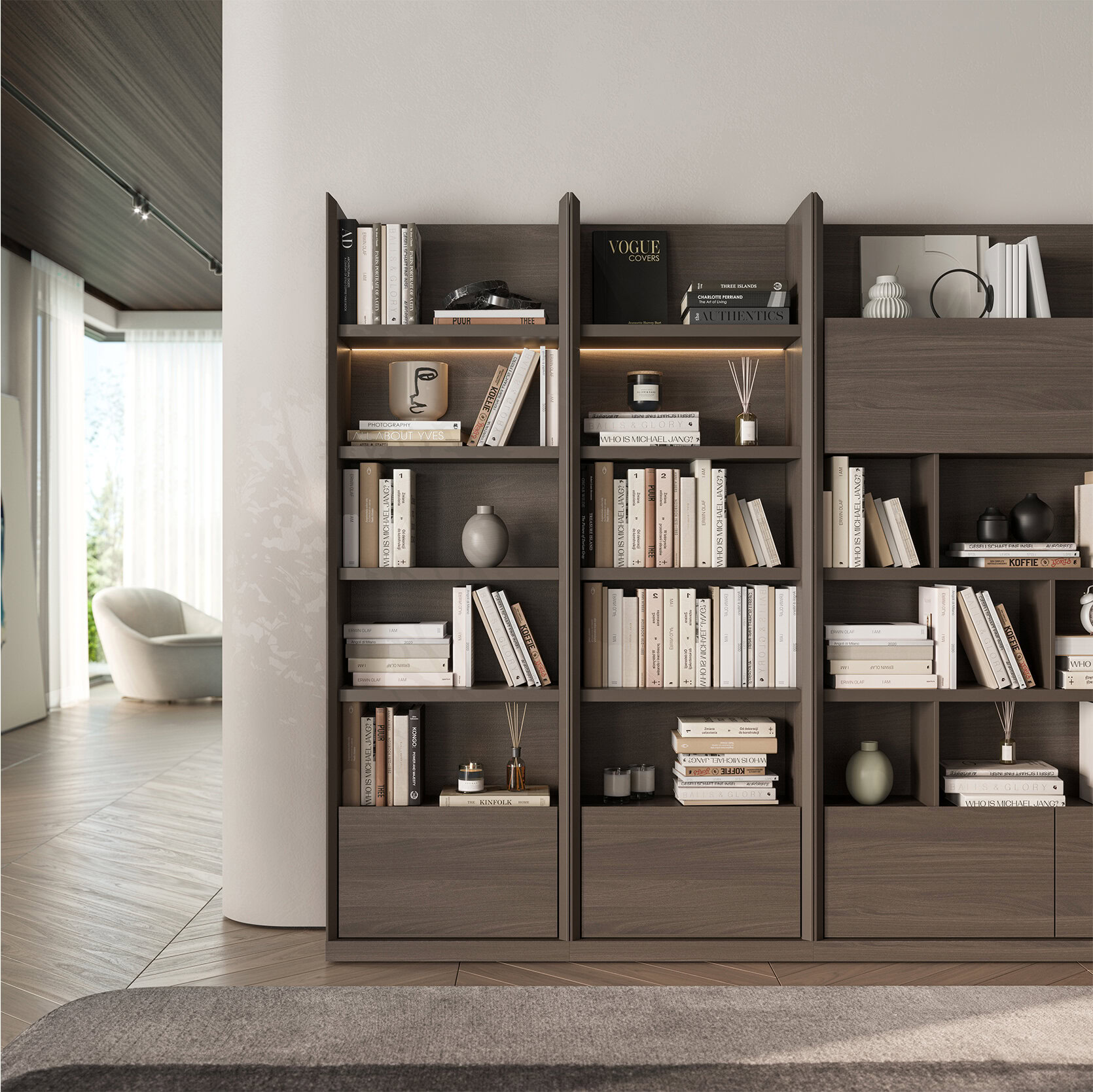 L'étagère Luis comme pièce maîtresse