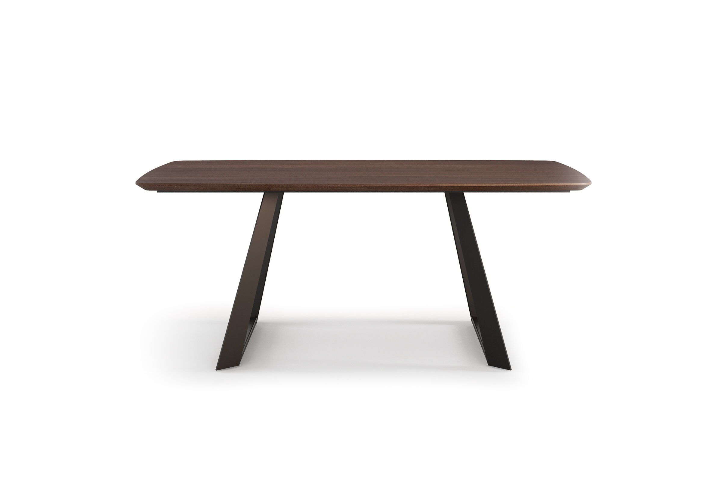 Table Luis 185 cm sur fond blanc, vue de face