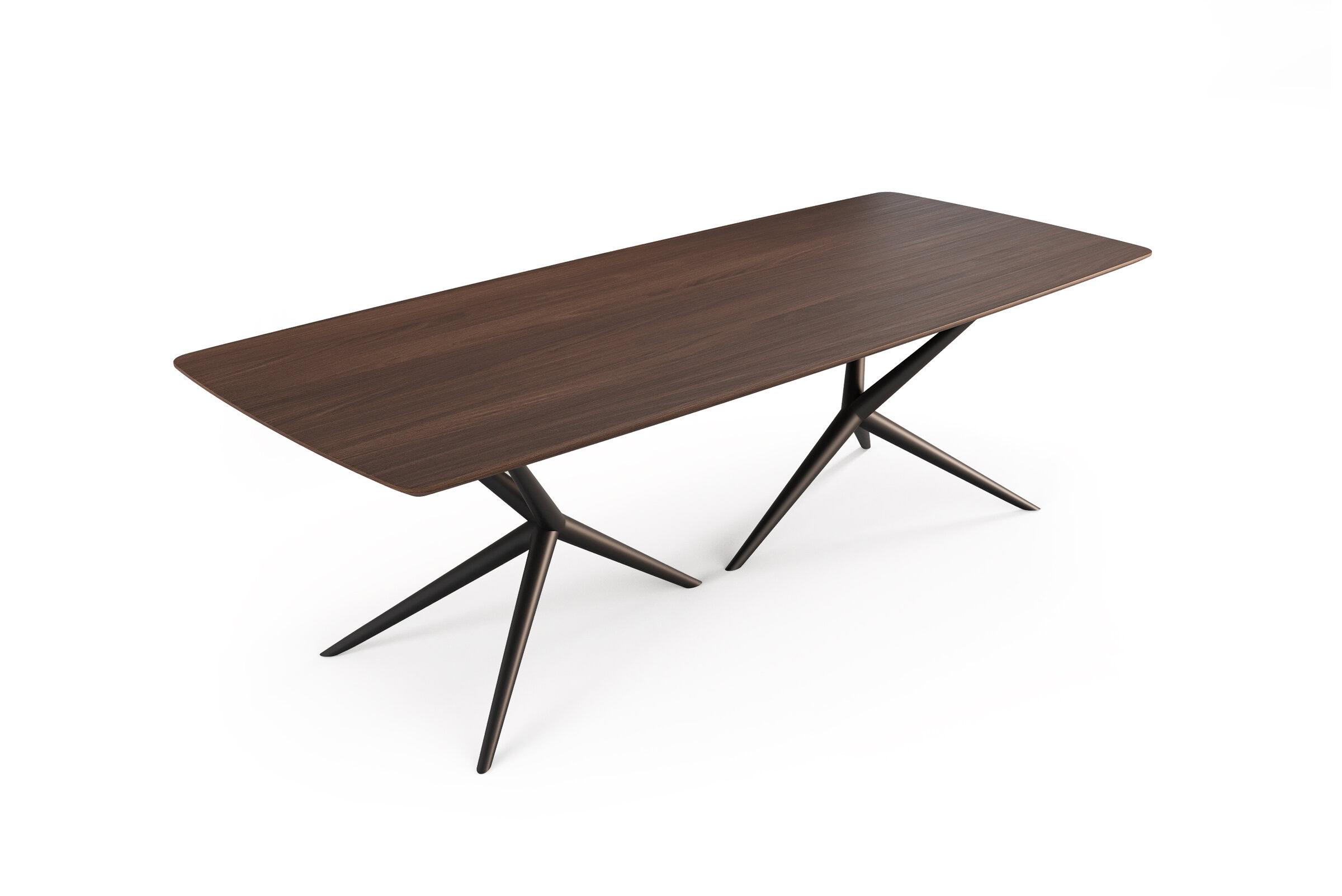 Table Luis Nevada sur fond blanc, vue de face