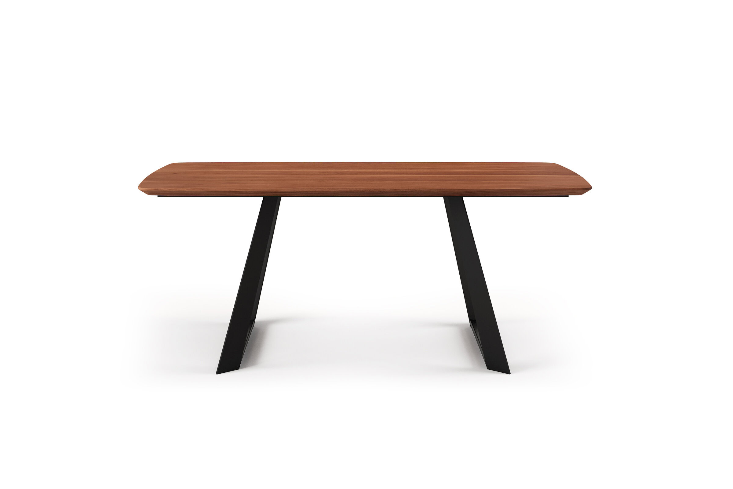 Table Luis Nevada sur fond blanc, vue de trois-quarts