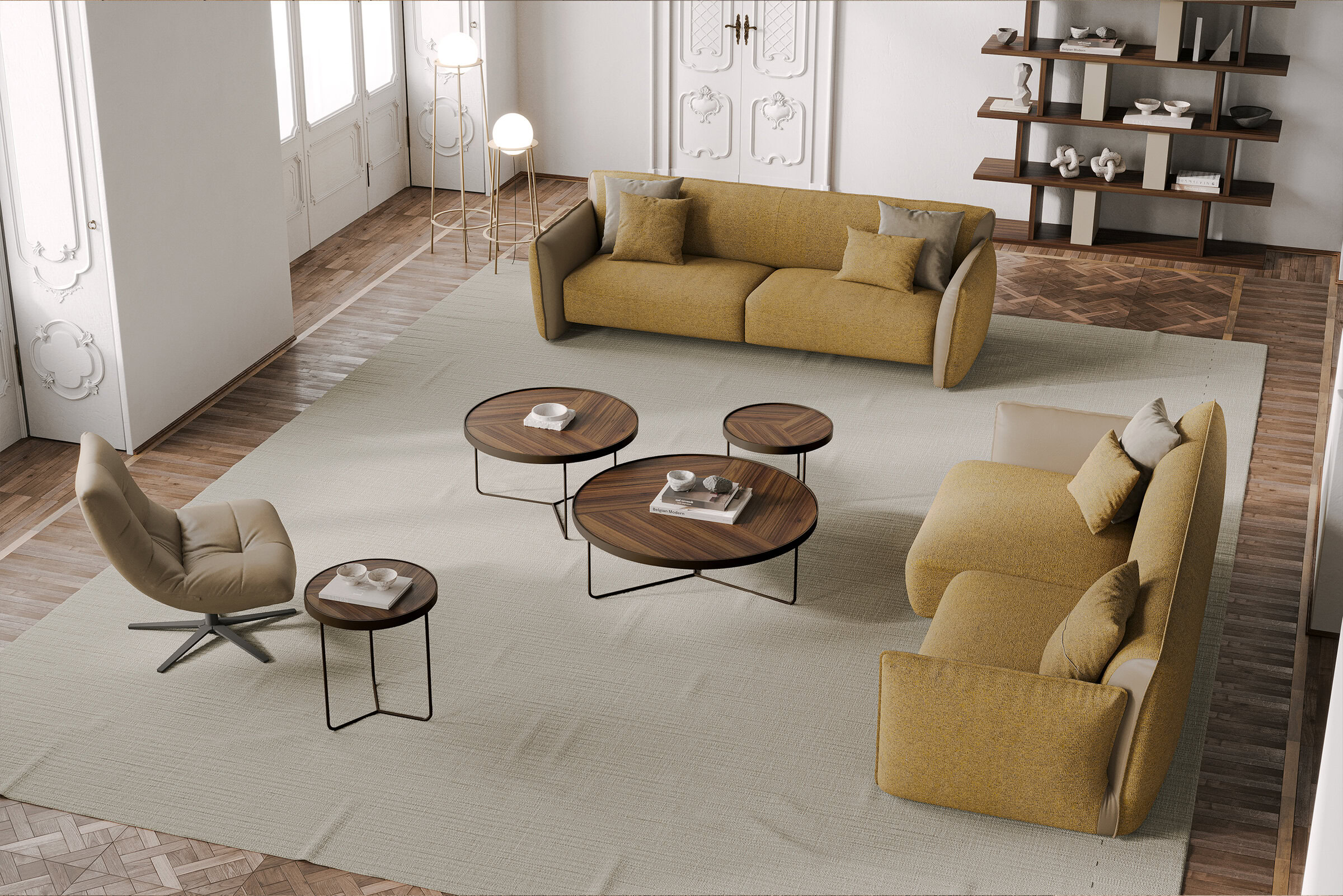 Détail du design de la collection Mergui