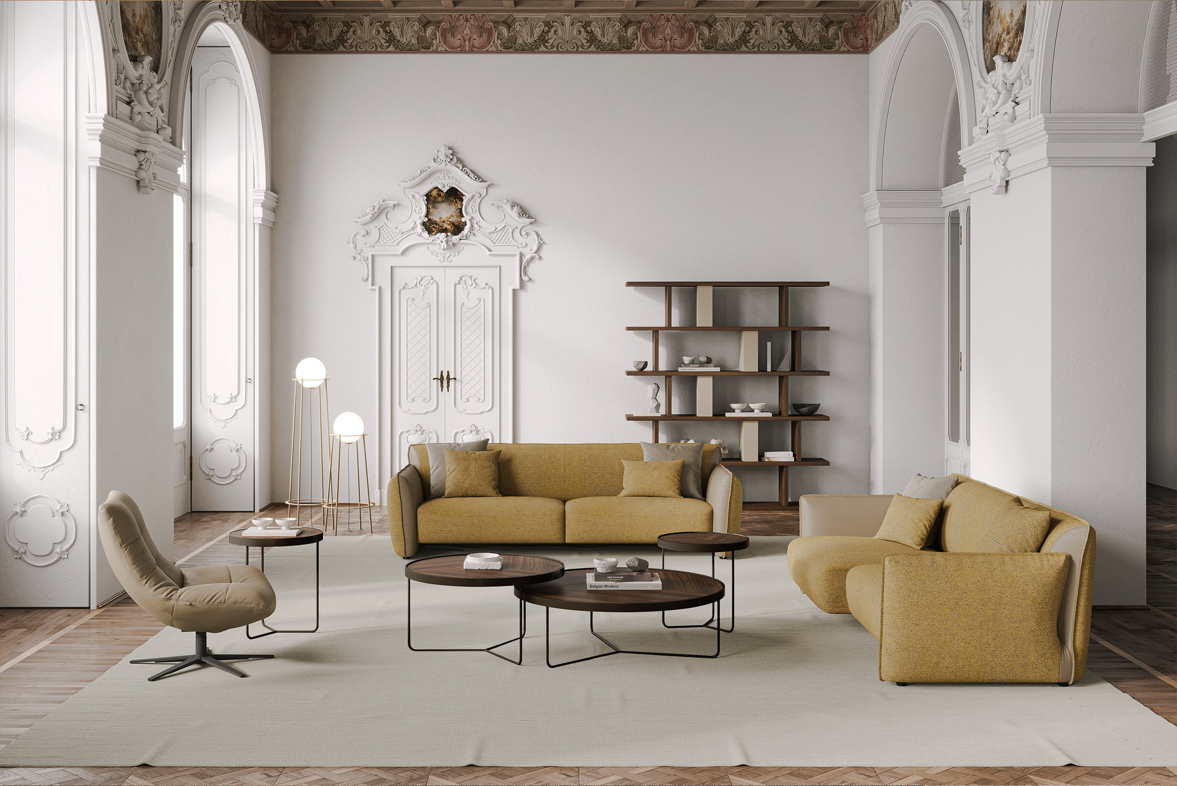 Ambiance moderne avec les tables Mergui