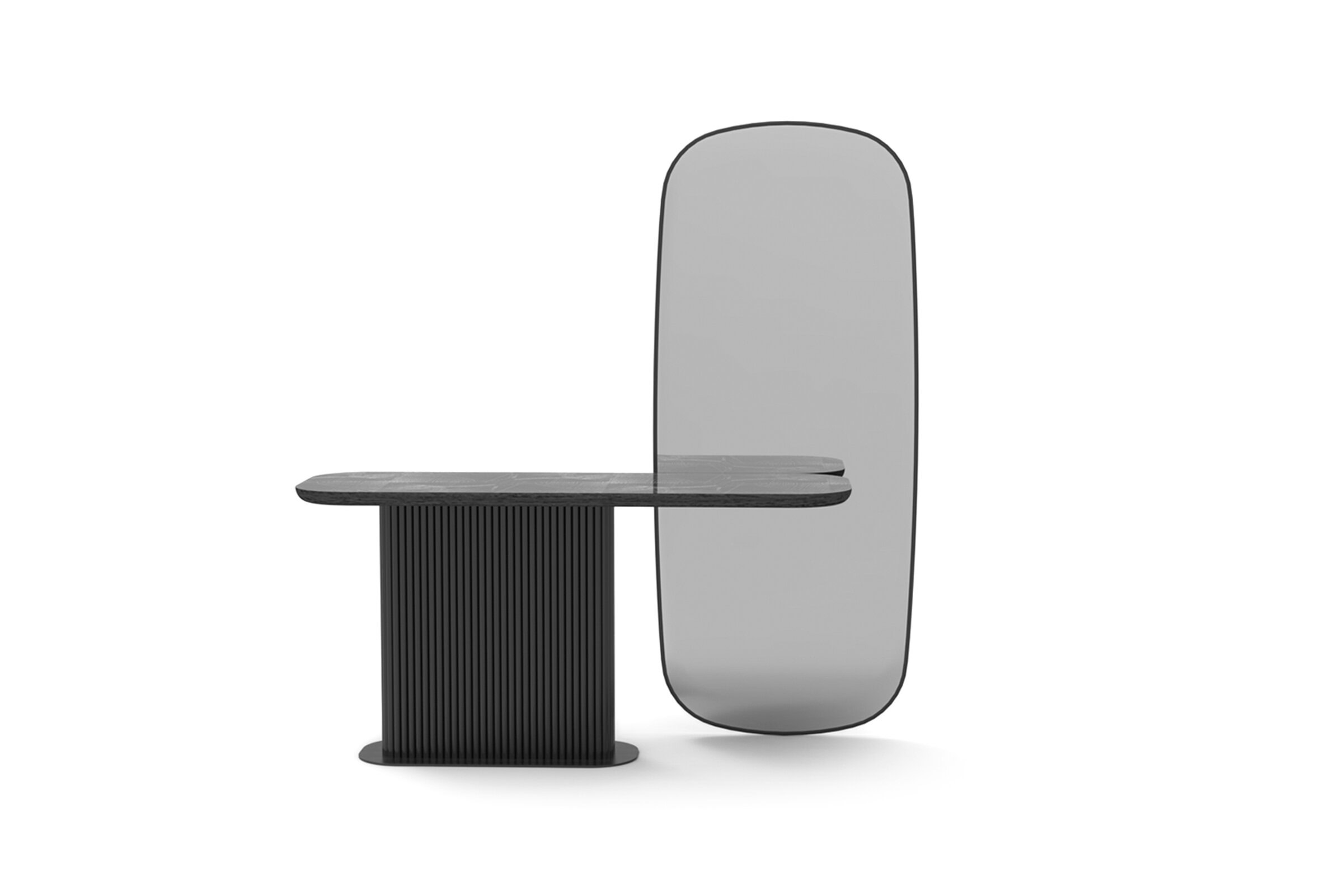 Table console Metis sur fond blanc