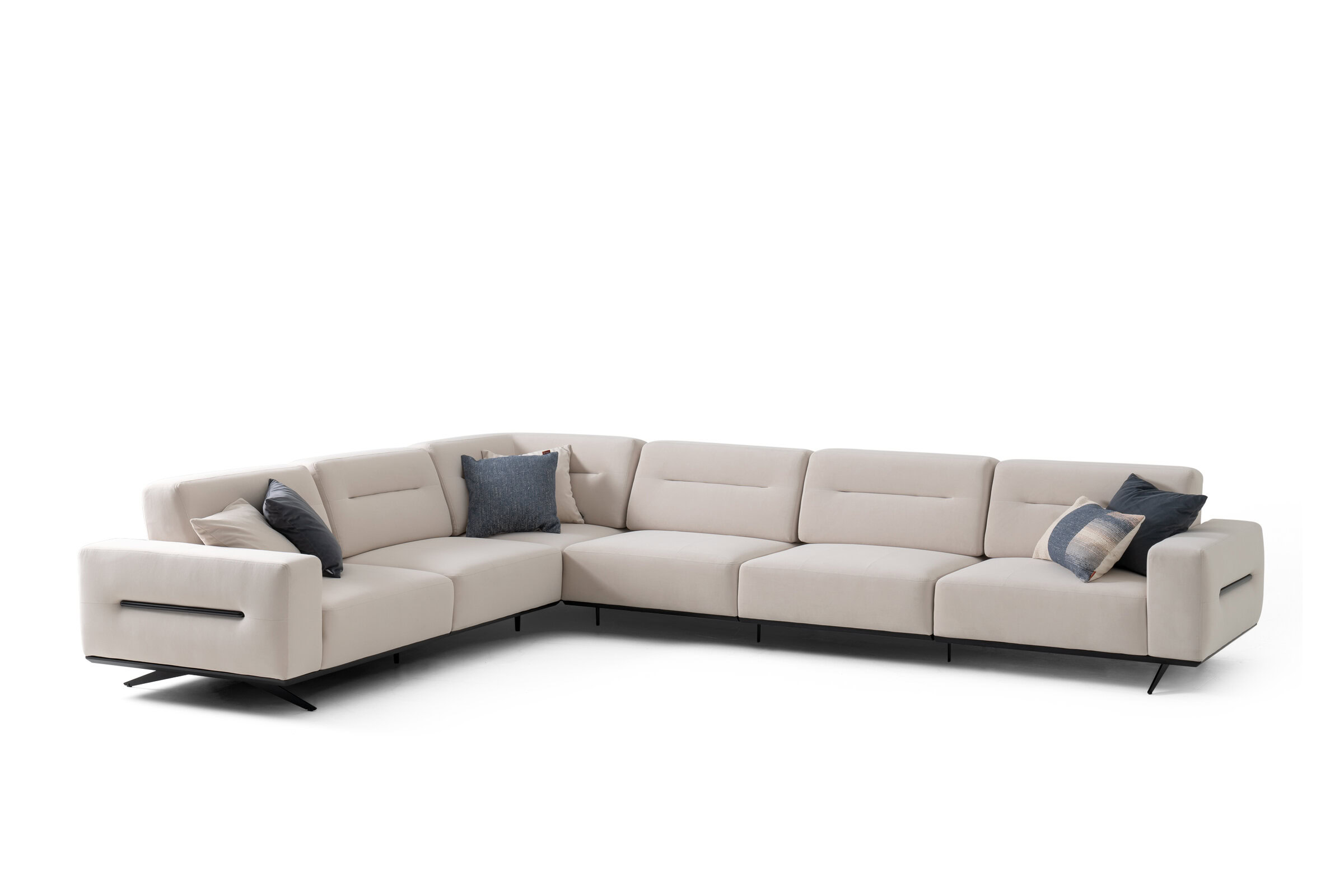 Canapé 3 places Morocco sur fond blanc