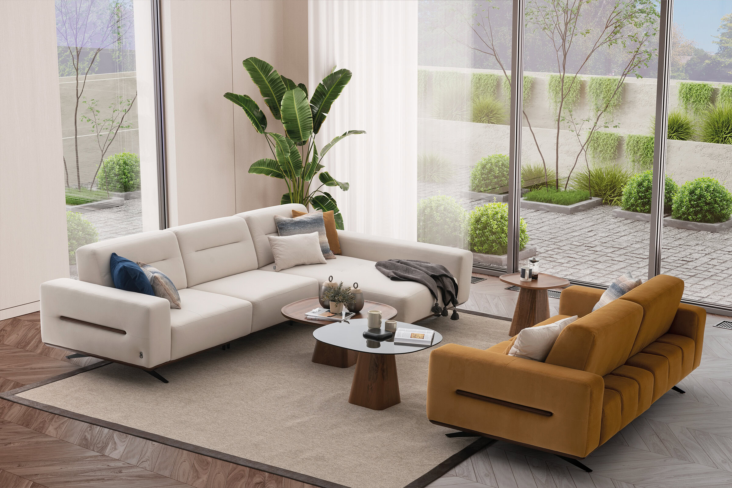 Vue d'ensemble du canapé Morocco