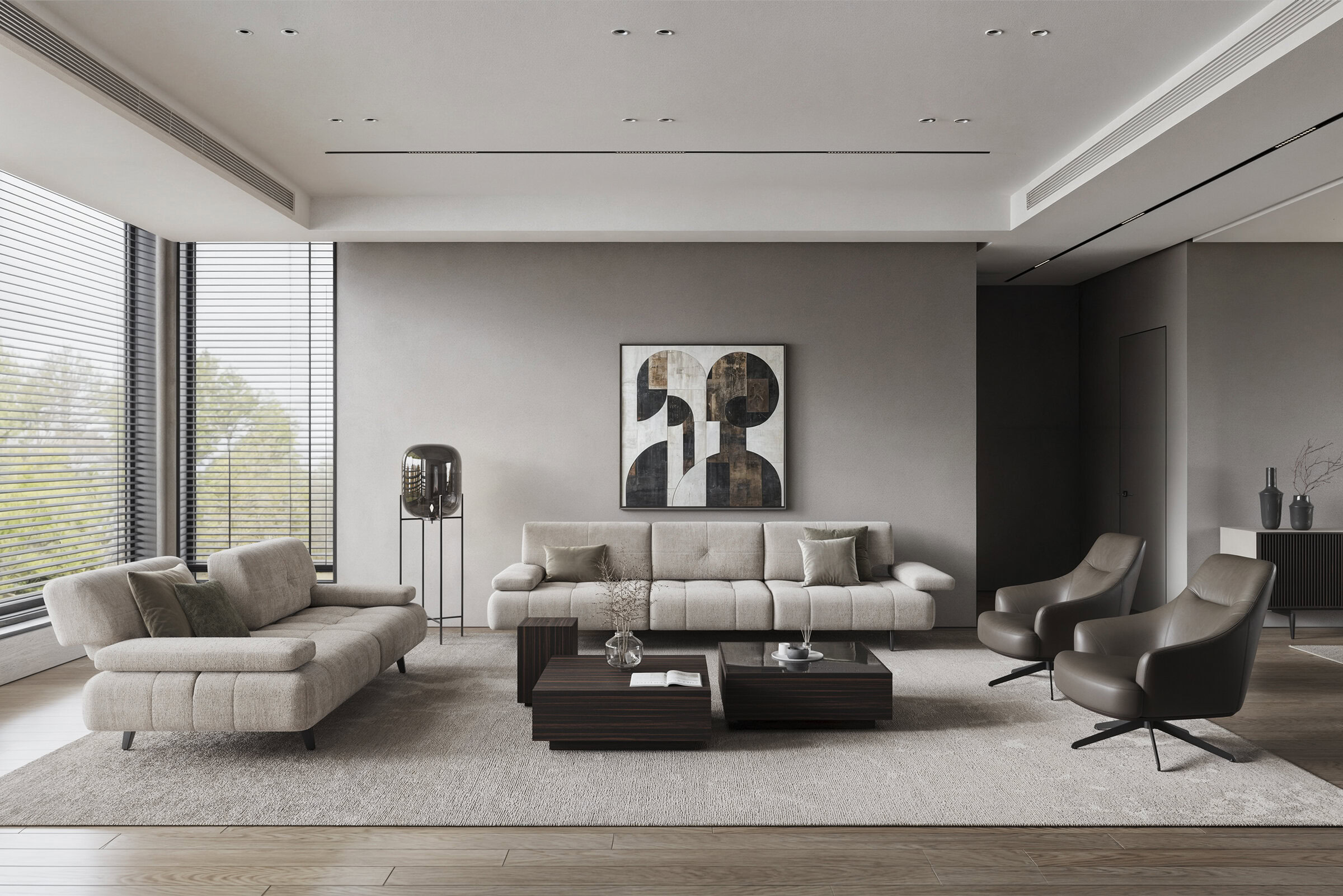 Ambiance élégante avec le canapé Panamera