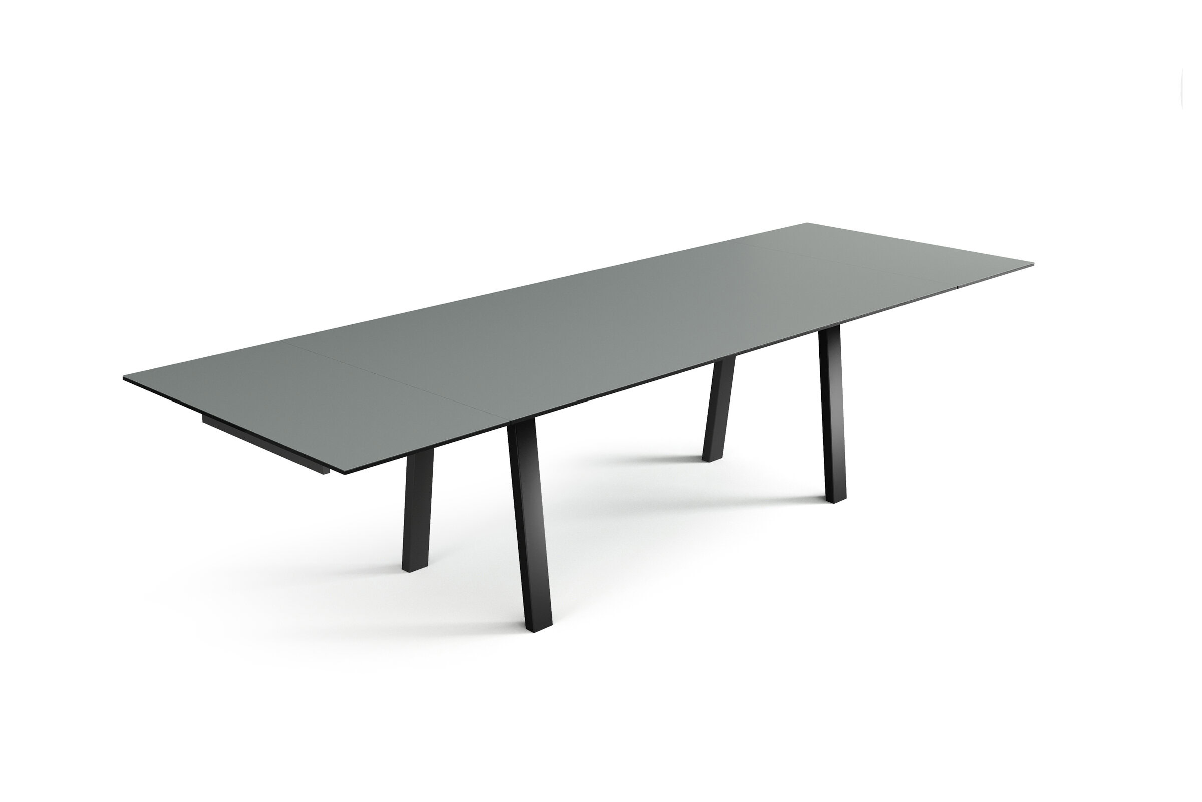 Table Pietra sur fond blanc, vue de face